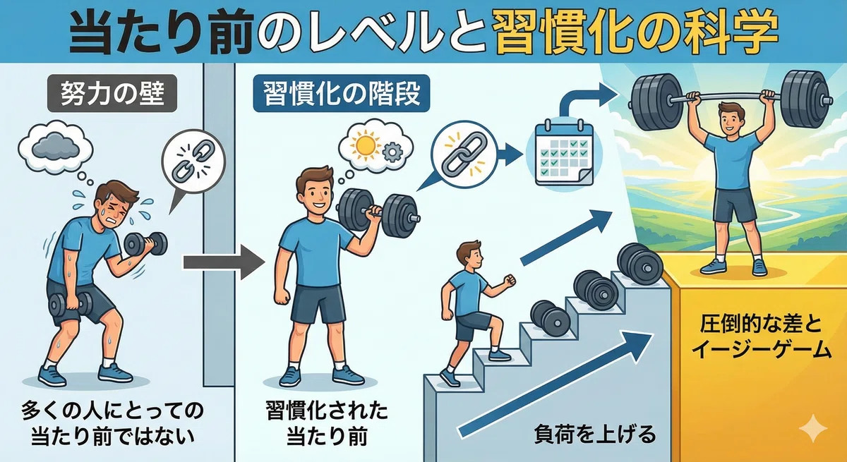 当たり前のレベルを上げろ|弱者の勝ち方