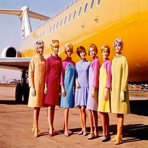 ブラニフ航空　ヘルパ アレキサンダー・ジラルド　エミリオ・プッチ　アリタリア 大好きなエアライン ②BRANIFF カラフル・ポップな機体が空を飛ぶ