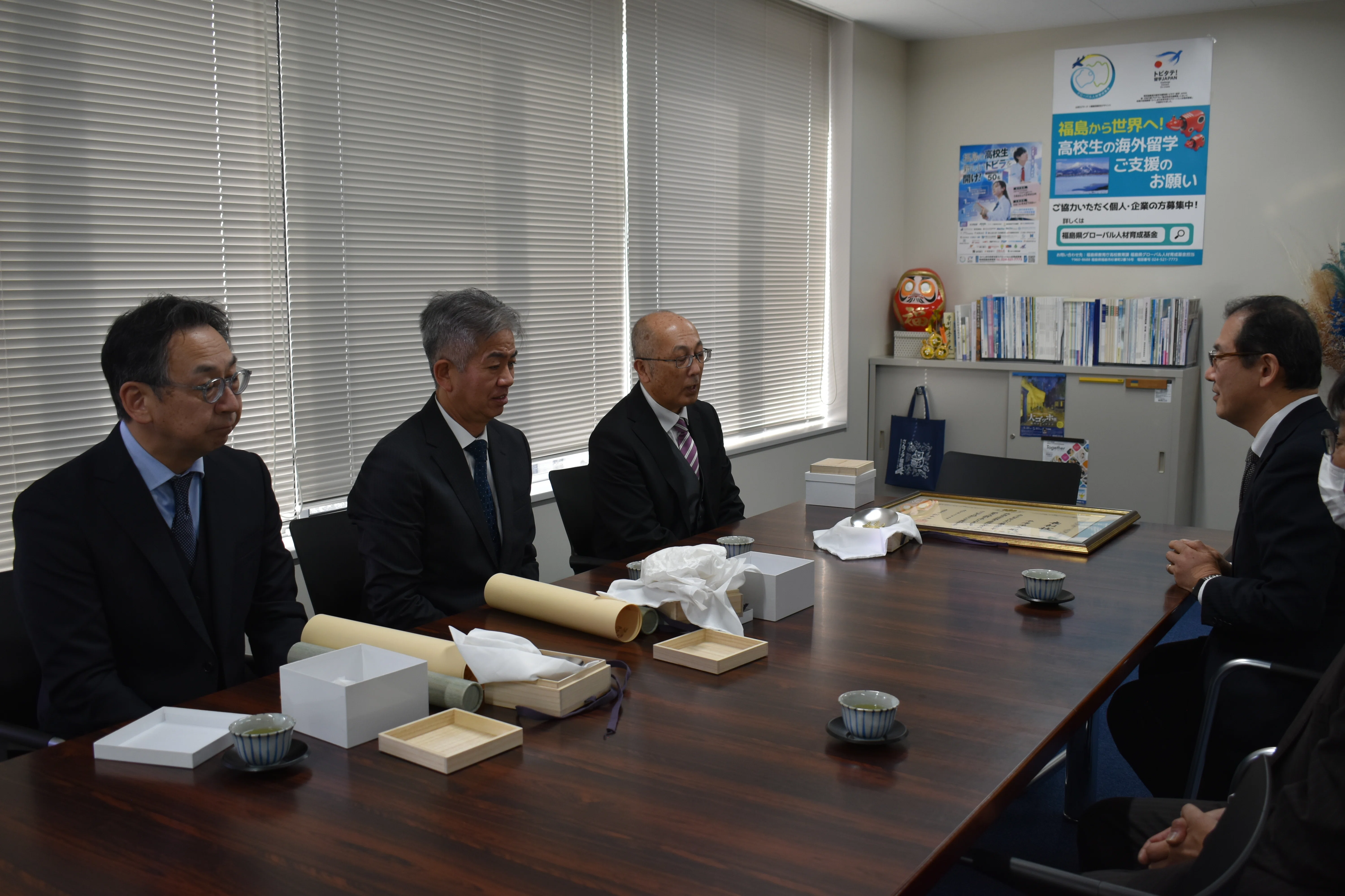 文部科学大臣教育者表彰受賞者 教育長表敬訪問｜福島県教育委員会公式note