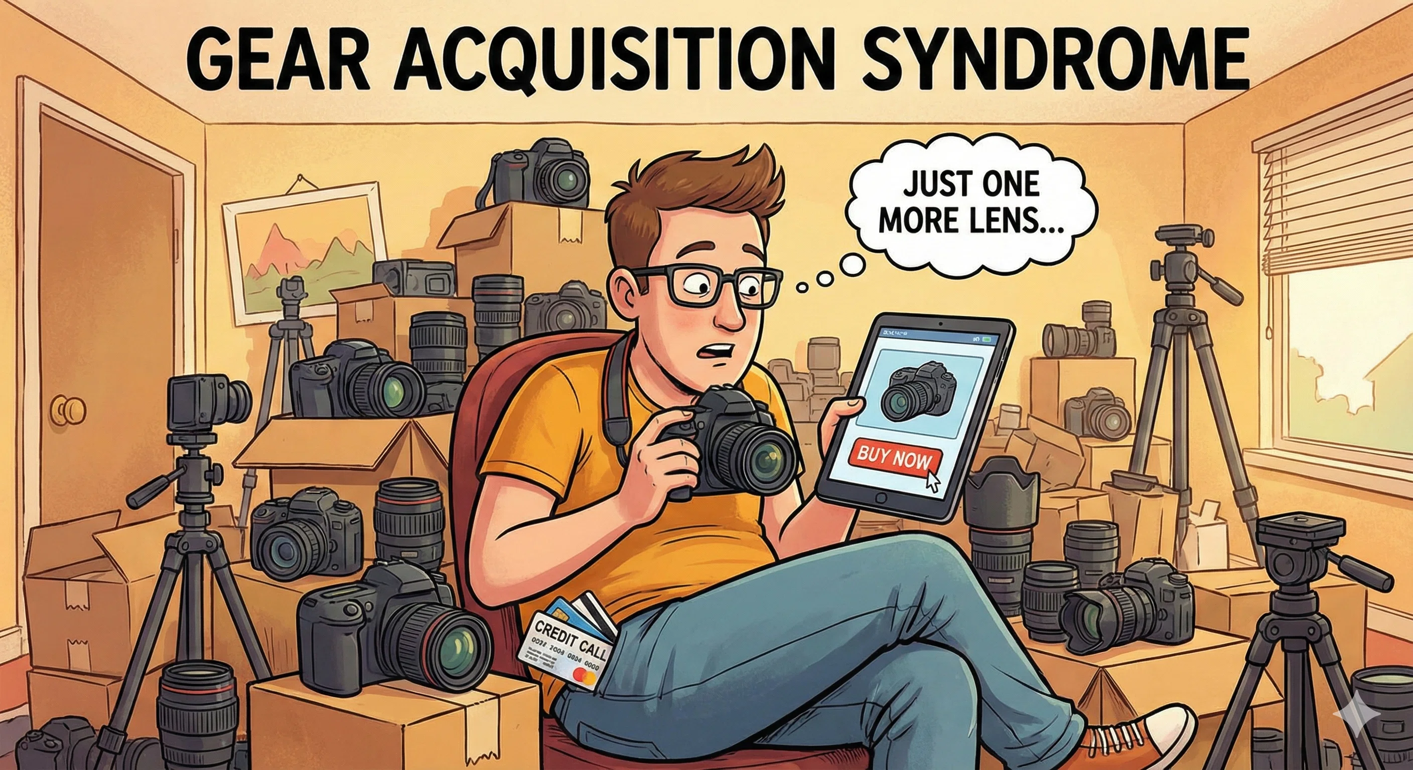 Looking at the Camera Swamp from an ADHD Perspective  Facing Gear  Acquisition Syndrome
