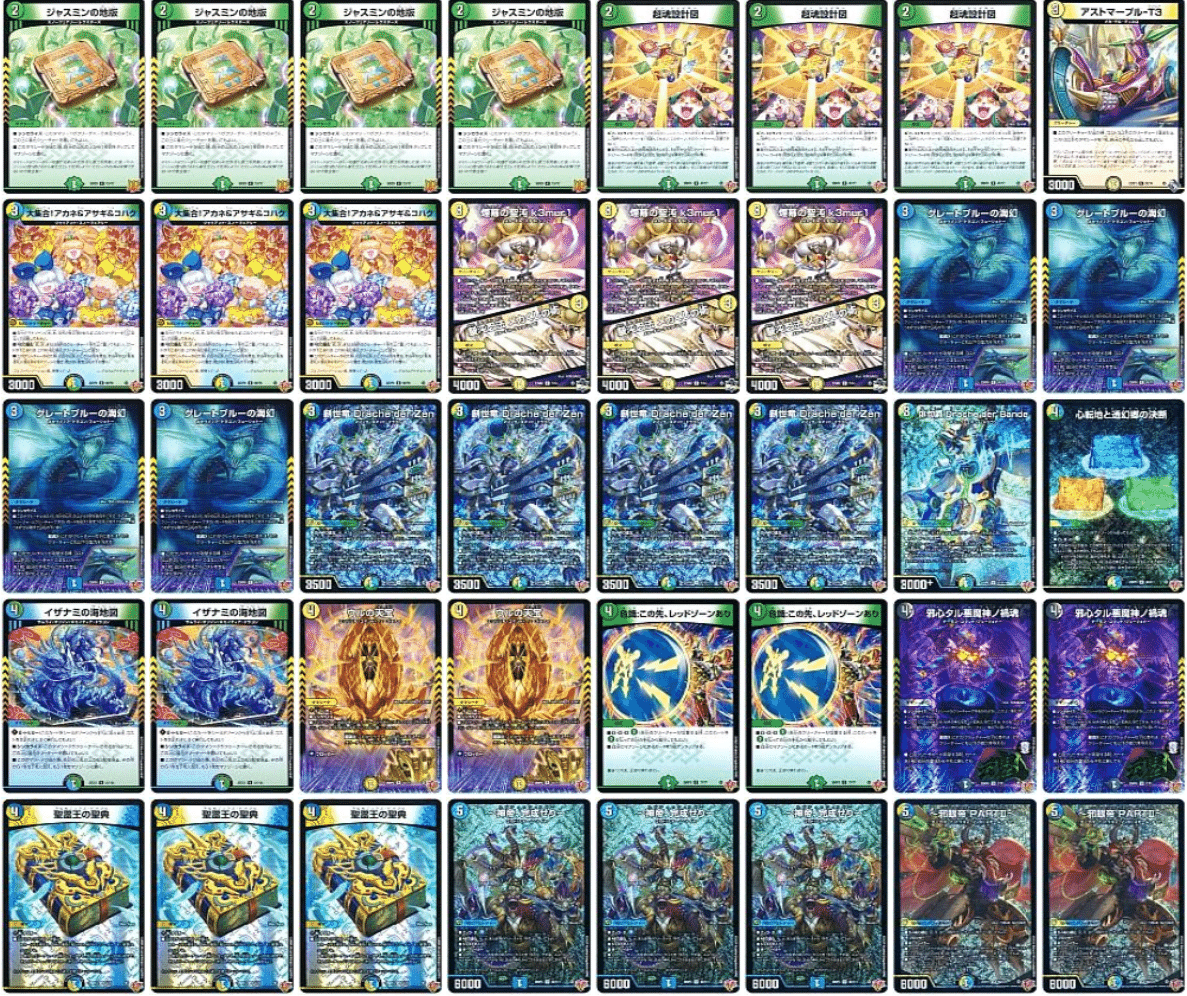 デュエマ cs優勝構築 デッキ 4c創世竜 微高レート 🔥6.0倍cs優勝の超