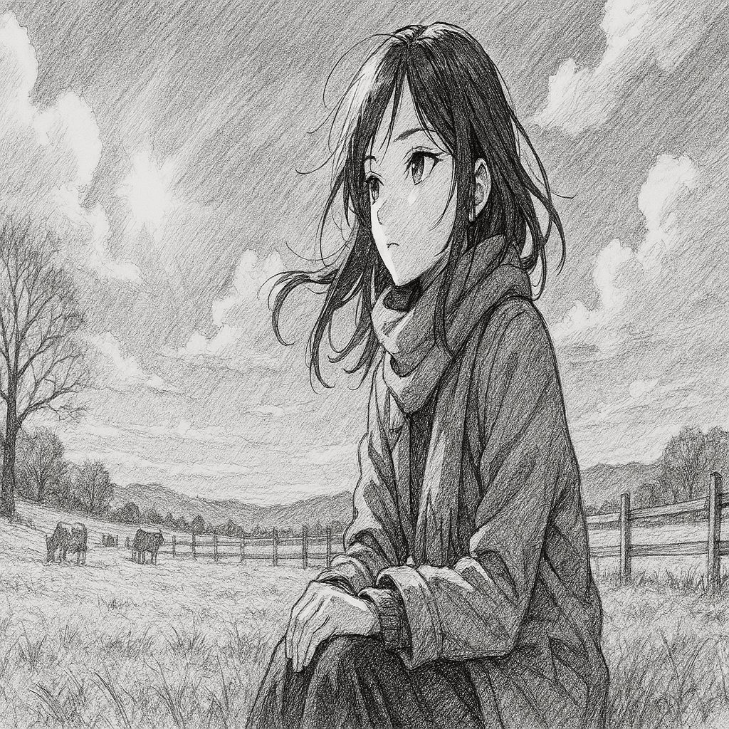 AI シオンの画像生成入門】#83「 鉛筆スケッチ 」手描きの質感が