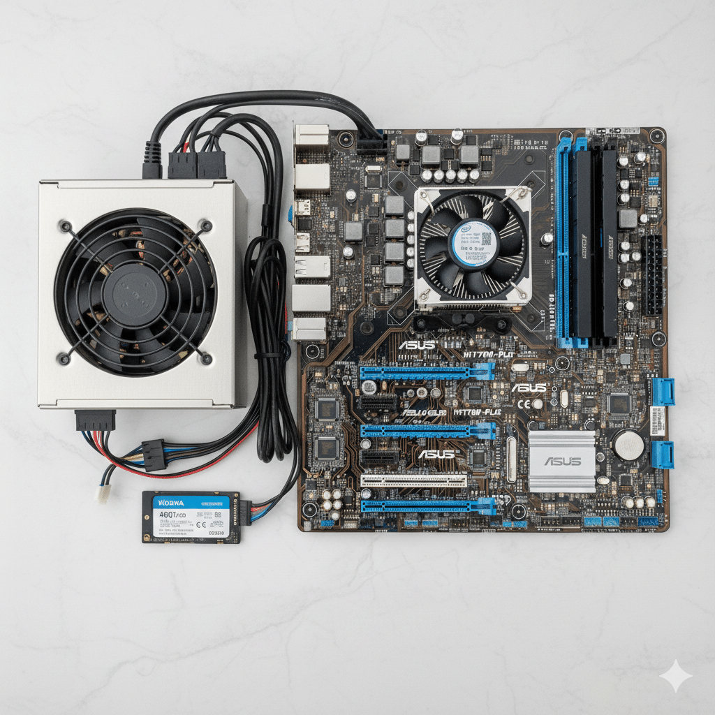 1万5千円のジャンクパーツで一台のpcを作ってみた！｜maaku