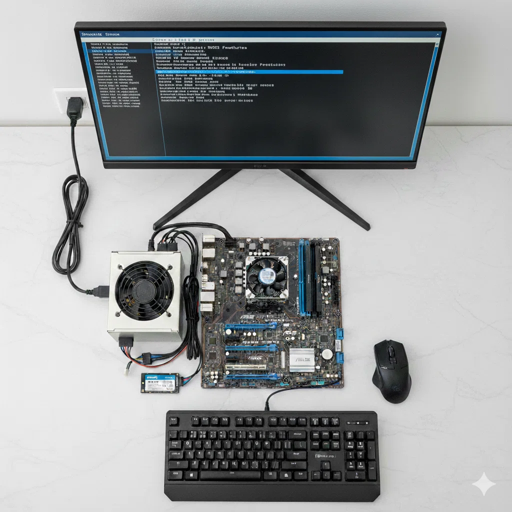 1万5千円のジャンクパーツで一台のpcを作ってみた！｜maaku