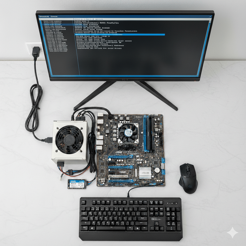 自作パソコン（ジャンク品）mamama ジャンクPC】ジャンクパーツを使って激安でゲーミングPCを作っていくよ