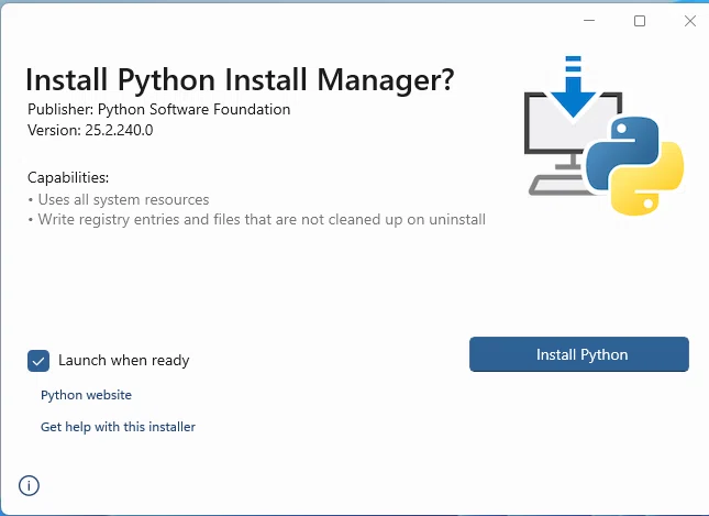 Pythonといっしょ(12) ~Python Install Managerを使ってみる。|明日太