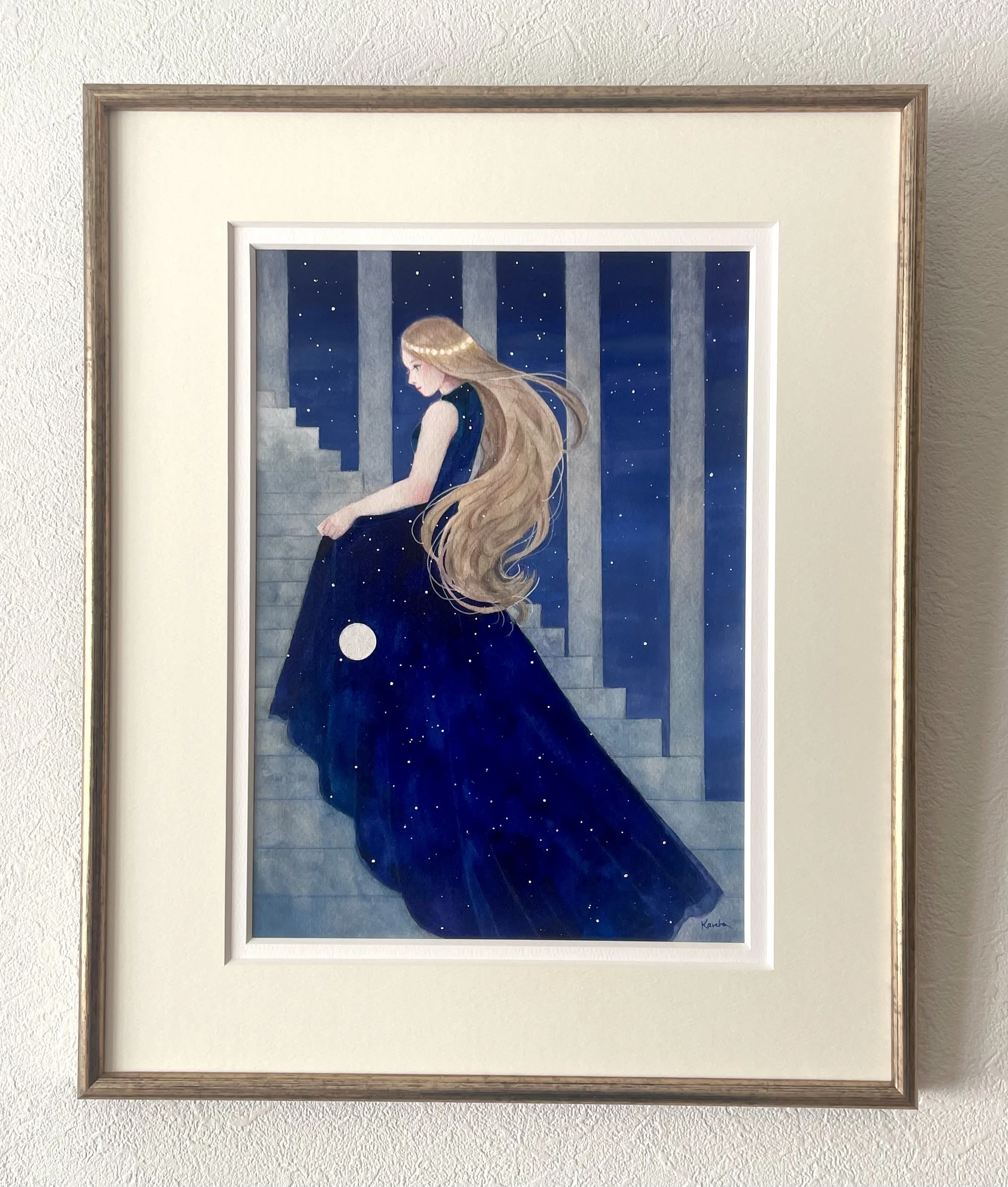 なぜ星を描くのか？キラキラする絵具が絵に星を連れてきた話｜枯葉庭園