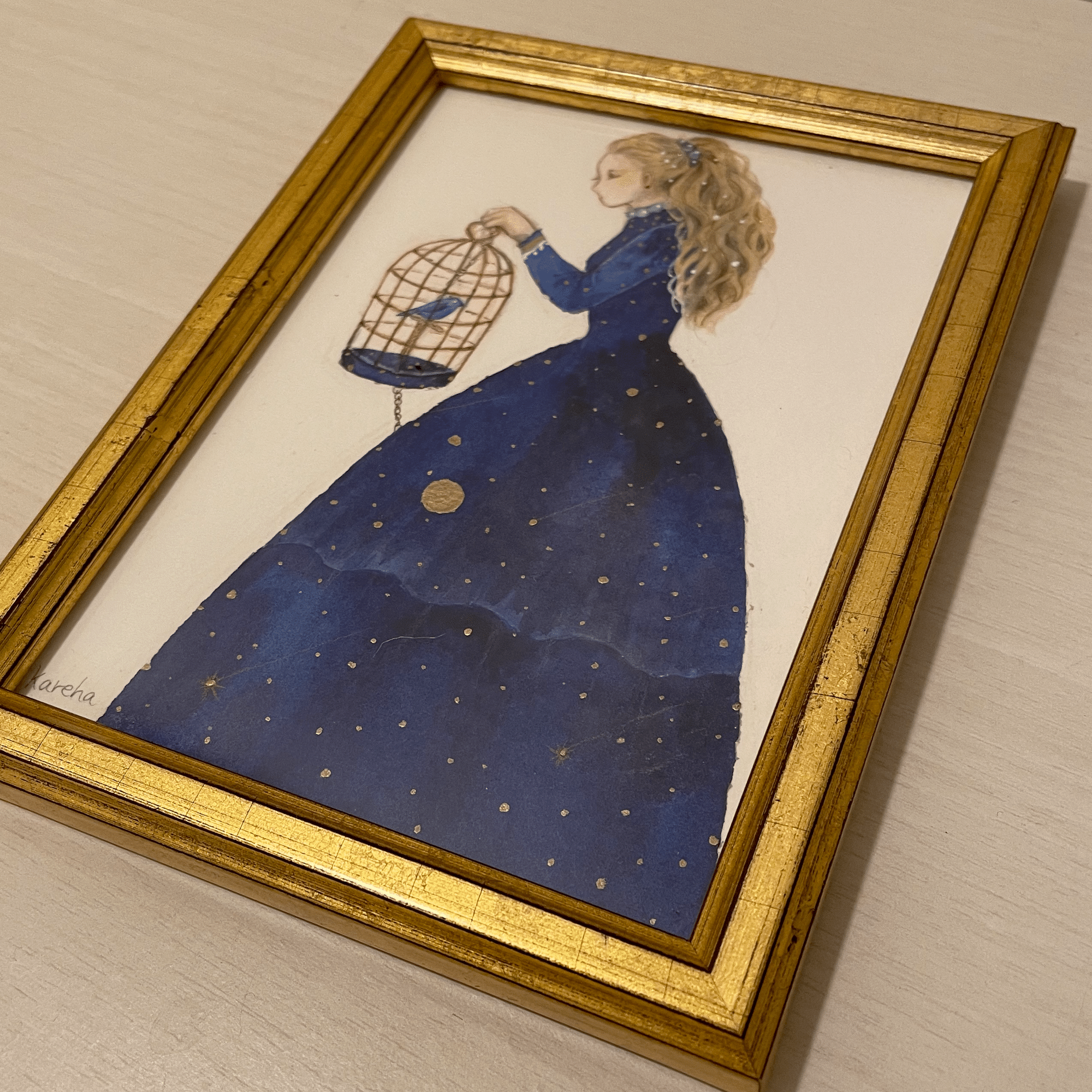 なぜ星を描くのか？キラキラする絵具が絵に星を連れてきた話｜枯葉庭園