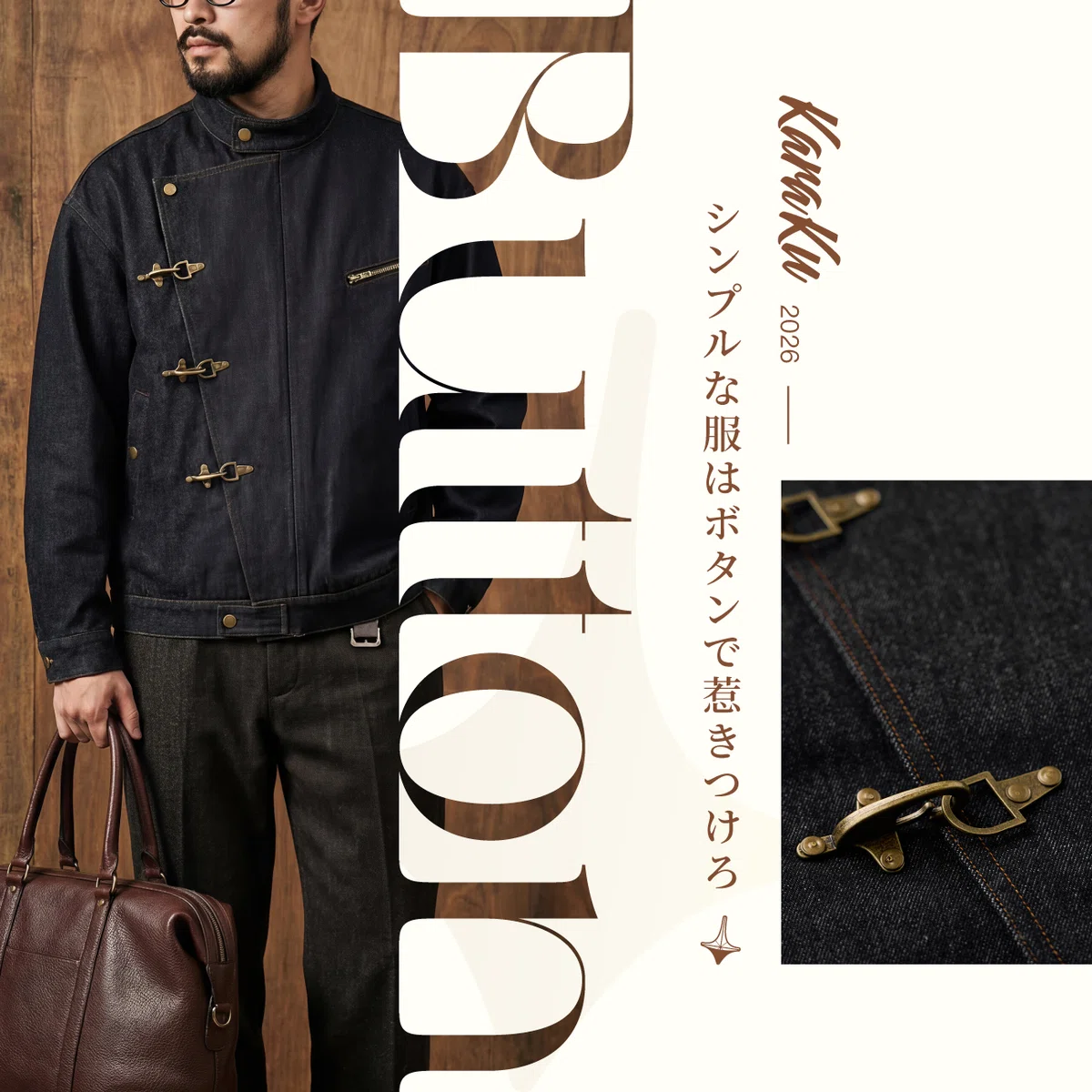 【限定値引中】ミリタリー モーターサイクルジャケットレプリカ コットンボタン シンプルな服はボタンで惹きつけろ！｜Karakubuyofficial