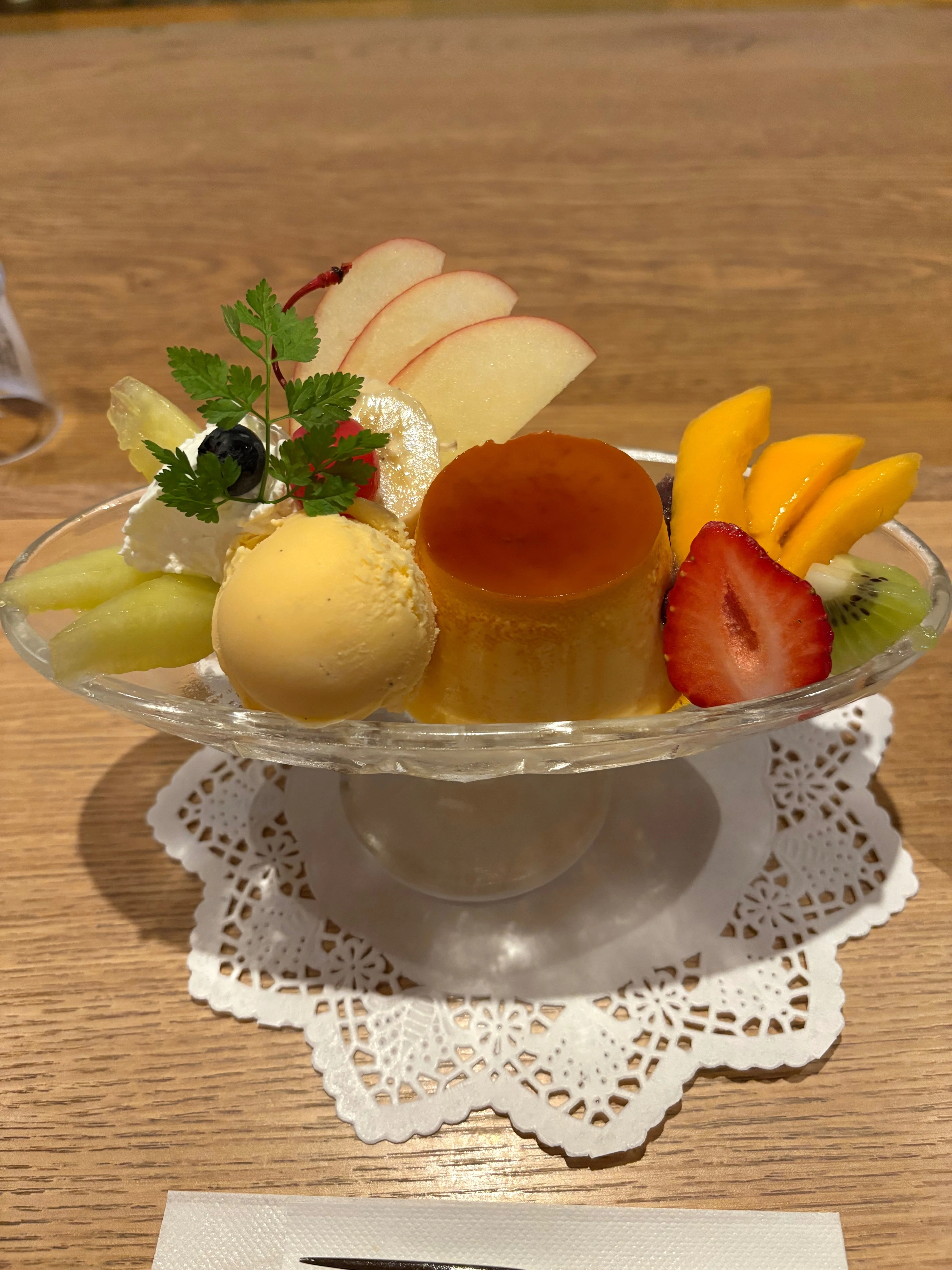 元気がないときのプリンアラモード｜mikan