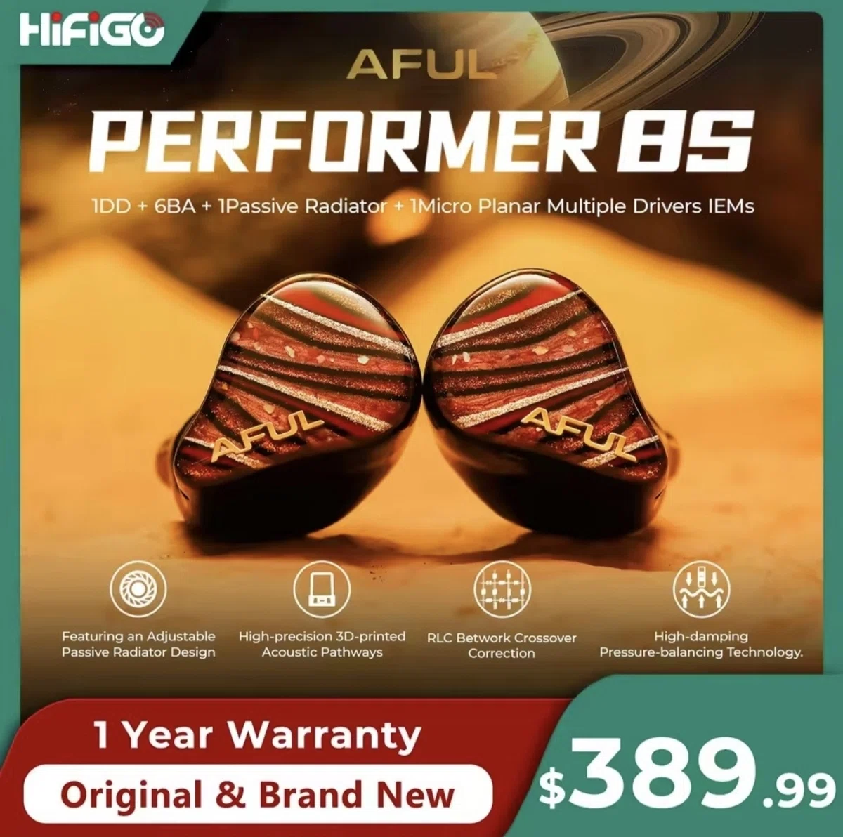 □AFUL Performer8S 紹介｜イヤホンジャックと豆?@ポタオデ