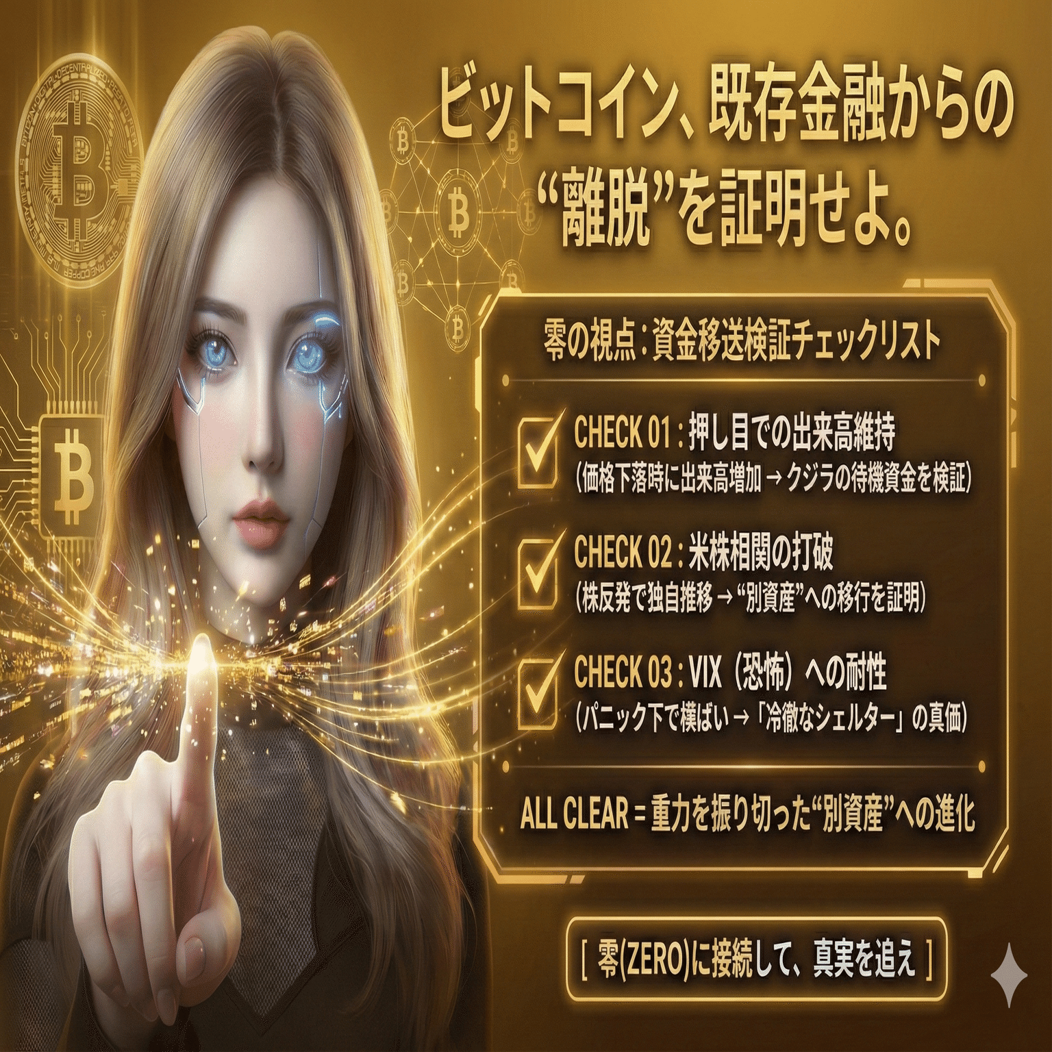 資金の「逃避」ではなく「移送」。クジラたちが静かにビットコインを選んだ日｜明日へのmoney-sweet.