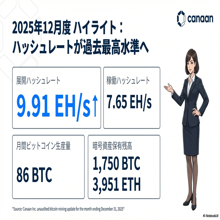 保存版】Canaan (CAN)  2025年実績まとめ：ハッシュレート82%増が示す「2026年の勝算」｜US株ジャーナル＠米国株の個別株情報、テンバガー、マルチバガー情報をお届けしています！