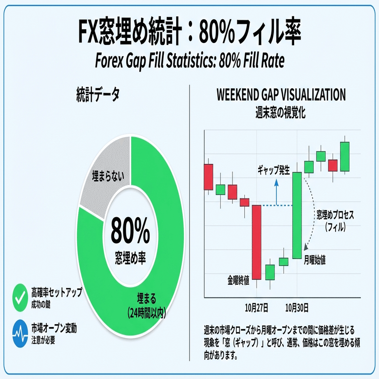 海外FX窓開け月曜攻略を52週検証した結果と具体的数値｜ GlobalFX【XM】