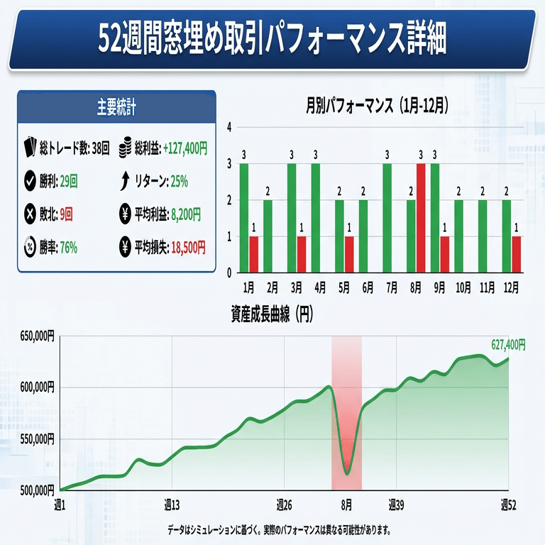 海外FX窓開け月曜攻略を52週検証した結果と具体的数値｜ GlobalFX【XM】