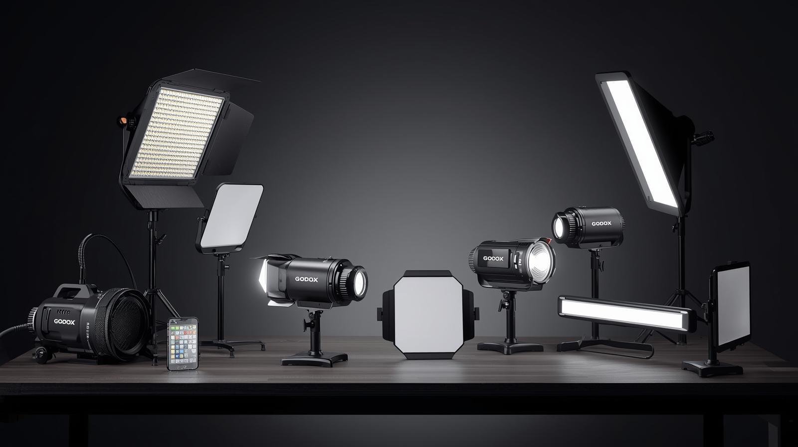 Godox スタジオ撮影セット バック紙撮影セット Lサイズ GODOX QTIII 400w、600wストロボ3灯