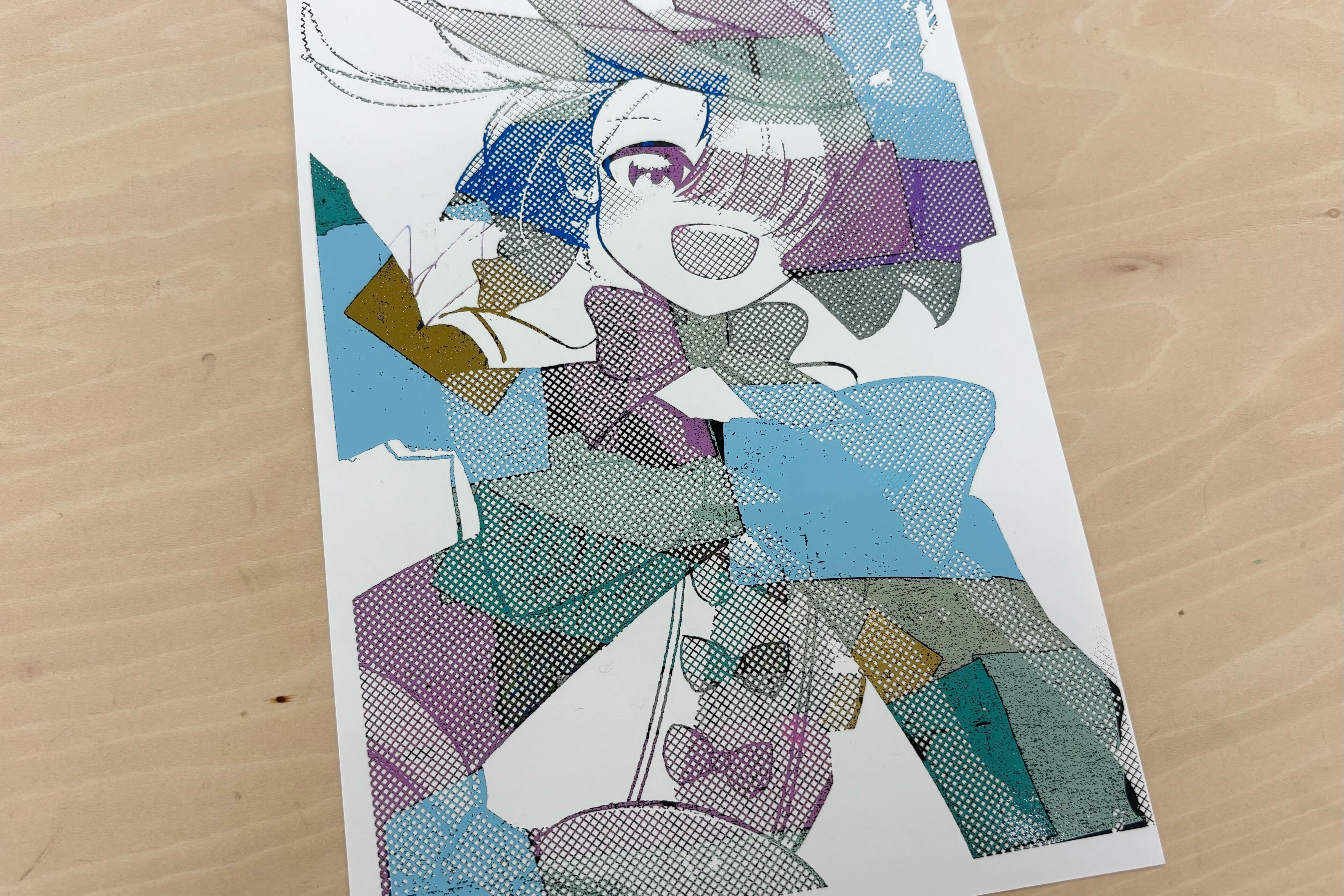 【授業：嵯峨美術大学（2025年度後期授業）】“顔料箔”を使って作品をつくろう