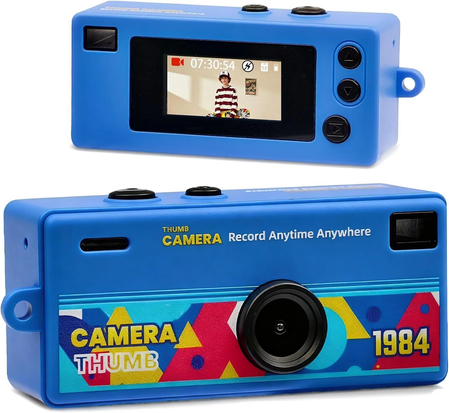 【青】charmera デジタルカメラ キーチェーン チャーメラ CHARMERA (コダック) Kodak トイカメラ　チャーメラ　ブルー　青色 Kodak その他