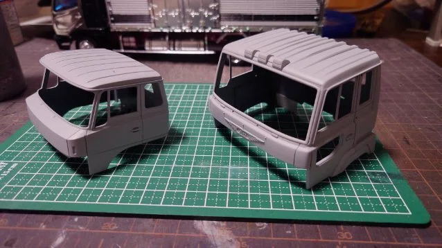 デコトラ】 アオシマ 1/32 日野スーパードルフィン冷凍車 製作③