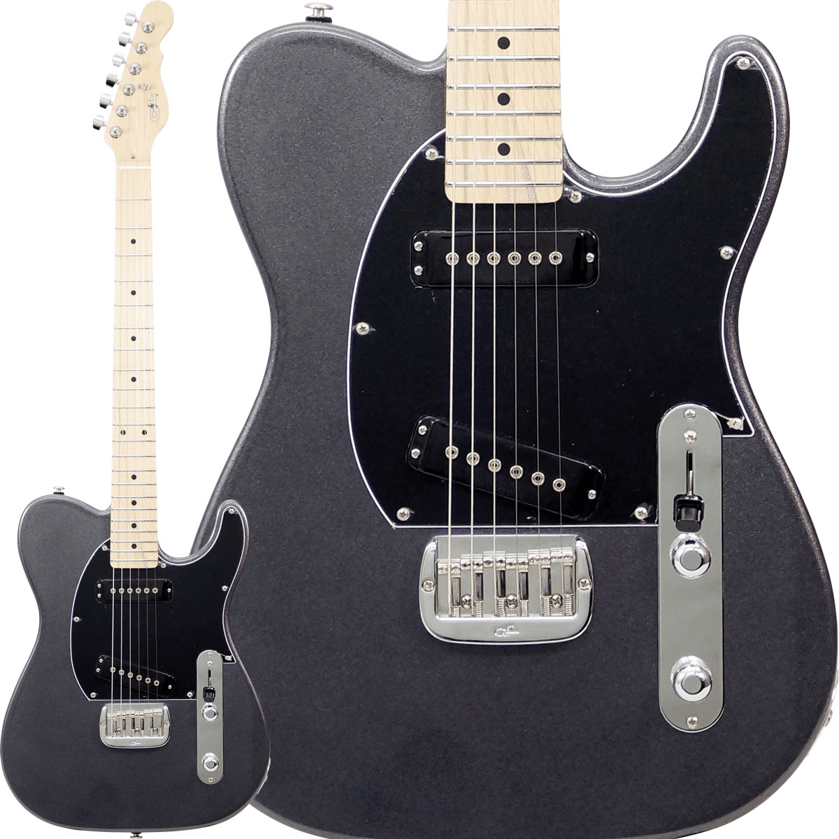 限定のグラファイトメタリックカラーを纏った G&L USA ASAT Special を