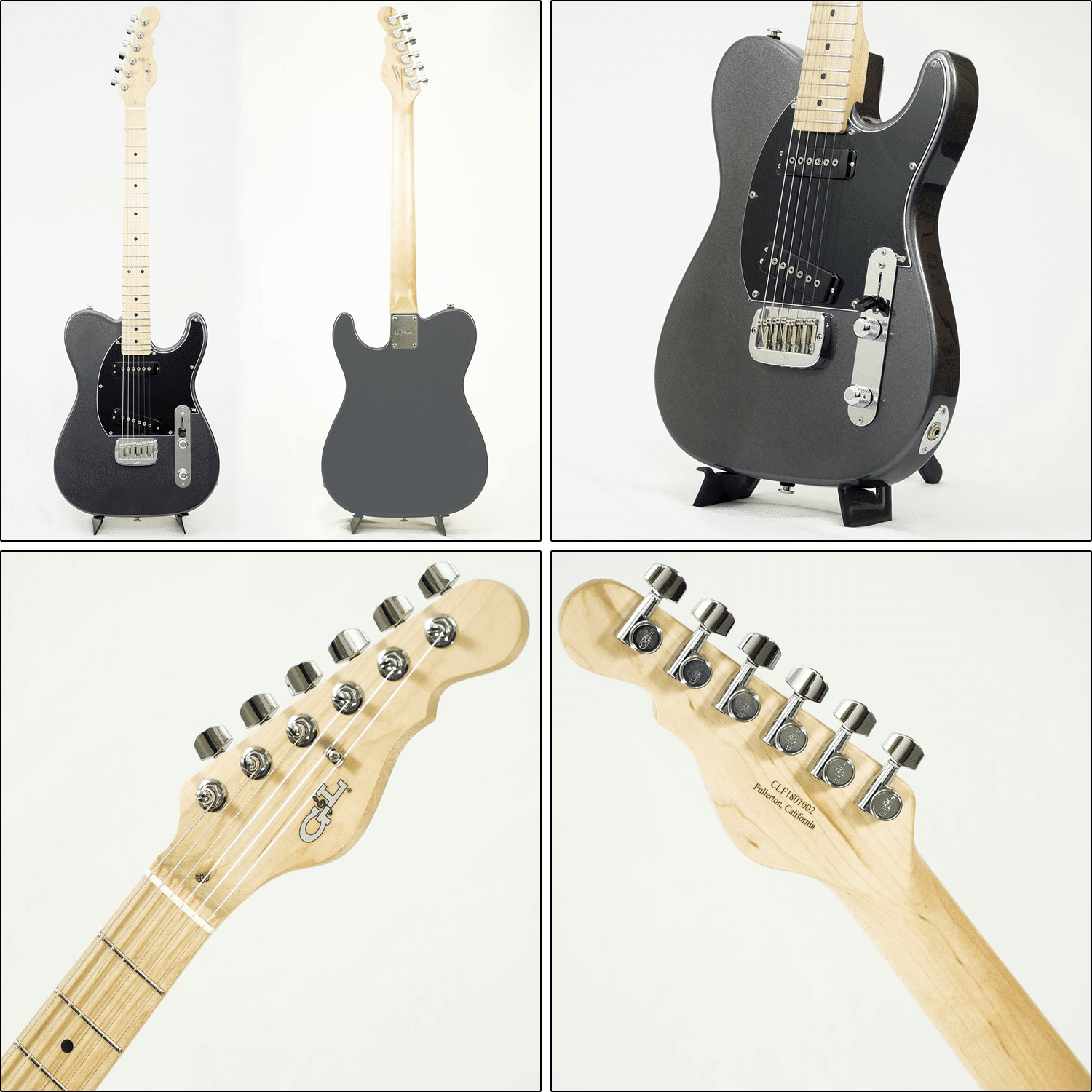 限定のグラファイトメタリックカラーを纏った G&L USA ASAT Special を
