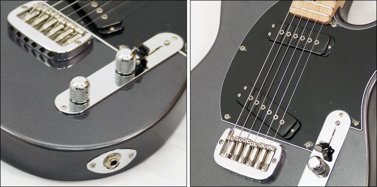 限定のグラファイトメタリックカラーを纏った G&L USA ASAT Special を