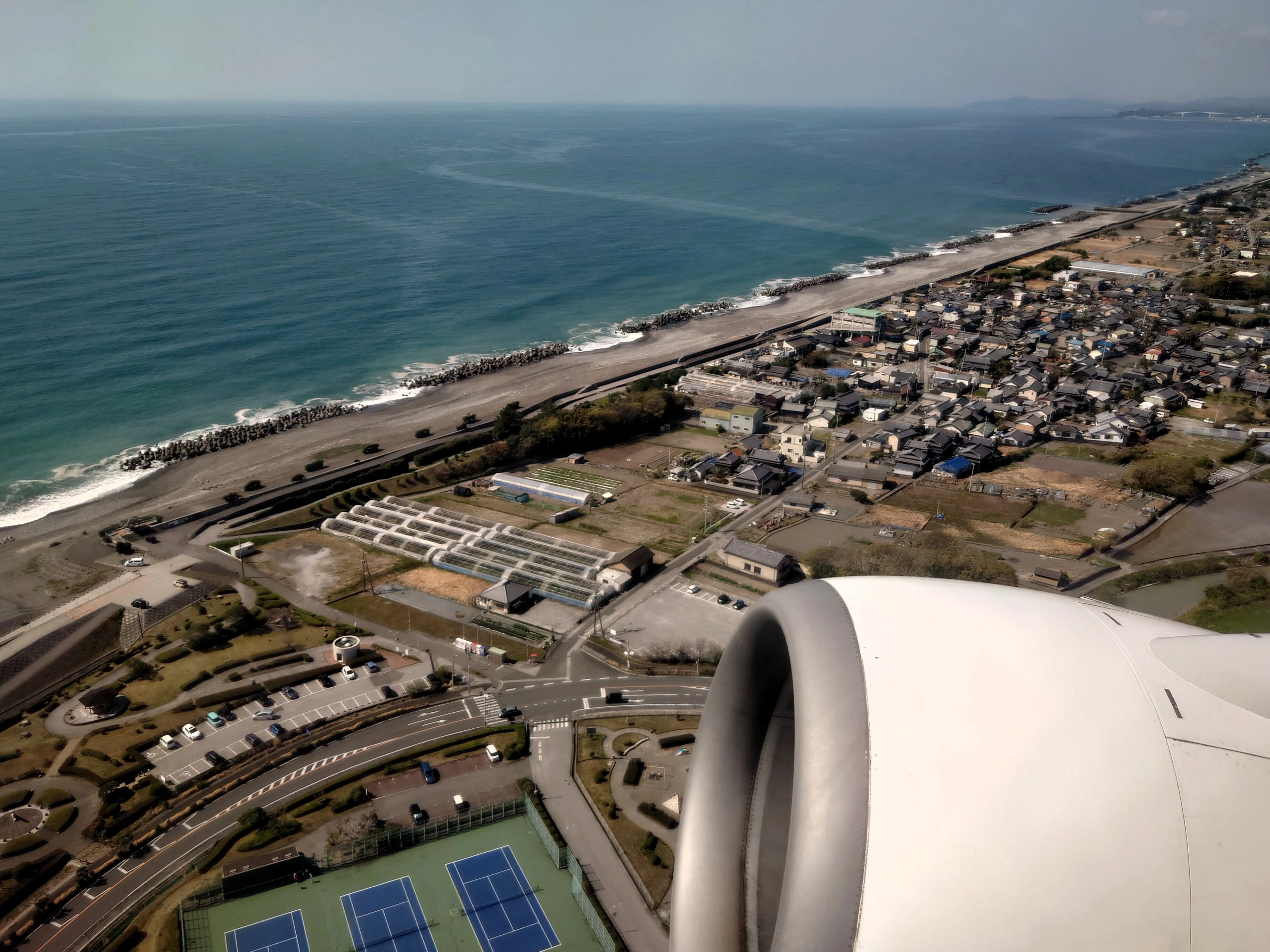 機窓画像コレクション「高知・室戸岬からTDR」／2025年4月｜菅野ノリヒコ