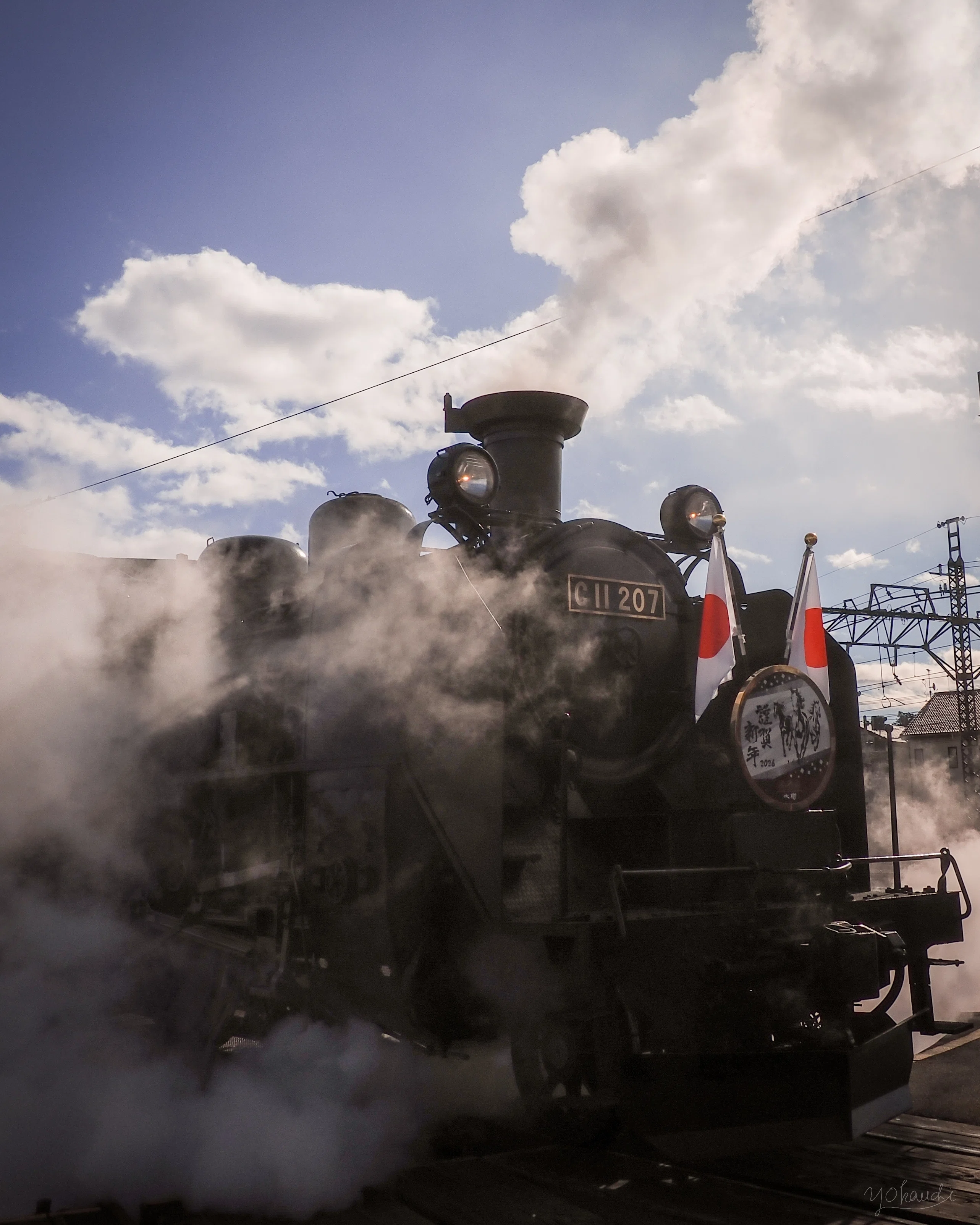 Photography Log] The Rising Sun Flag Running Through Winter
