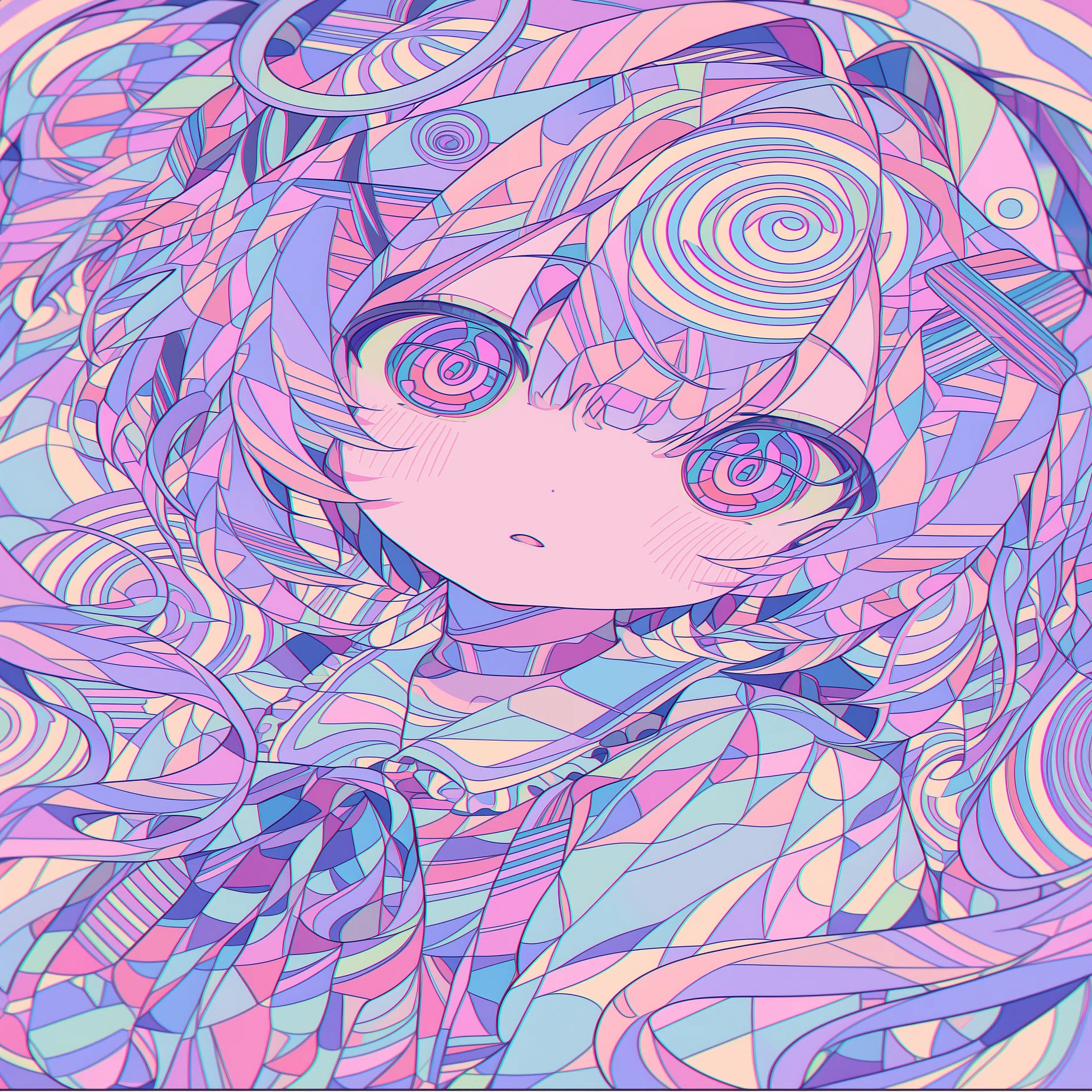 niji7】凡庸なAIイラストに飽きたら。「RGB×オプ・アート」で描く、目