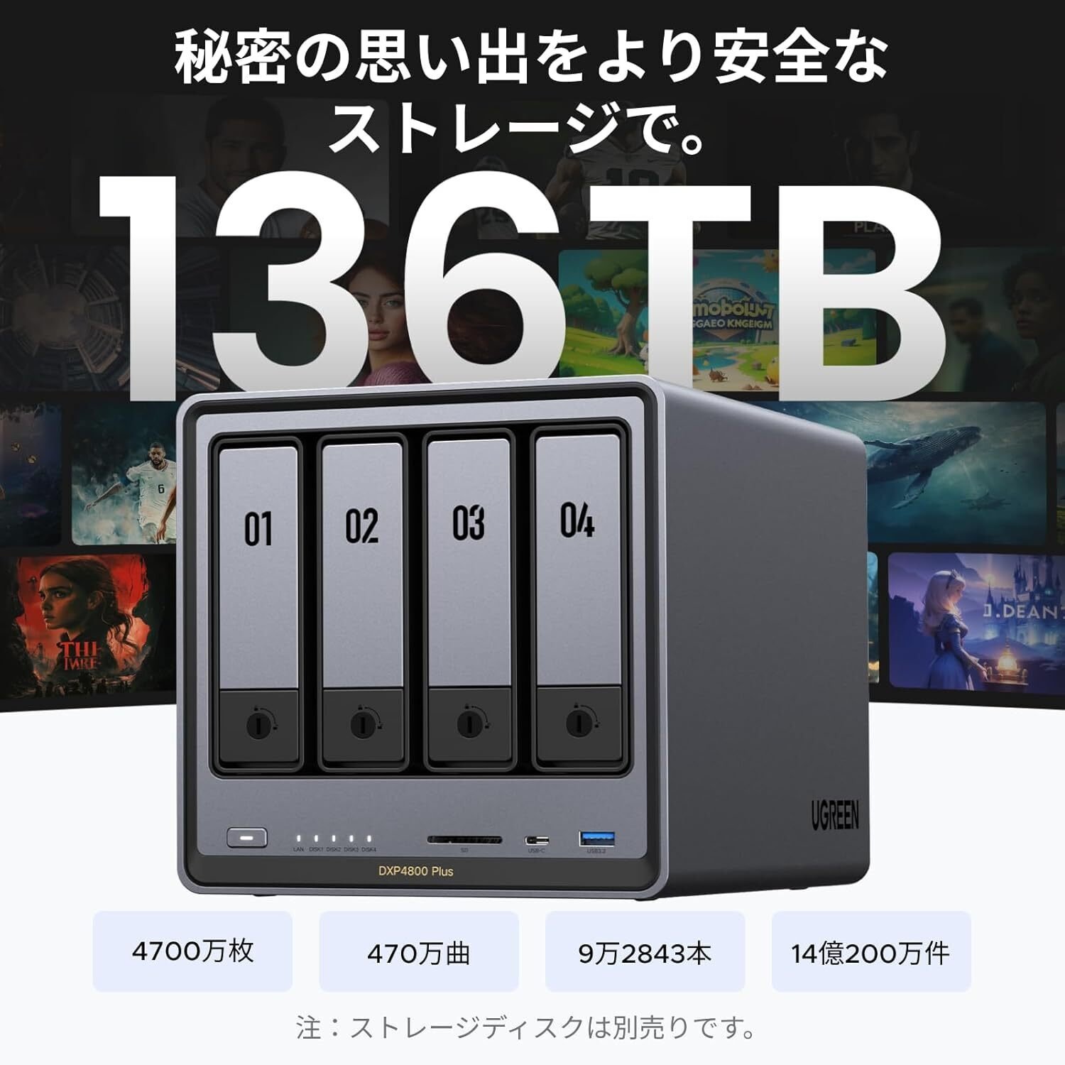 UGREEN NASync DXP4800 Plus 徹底解説｜10GbE対応4ベイNASで“自宅
