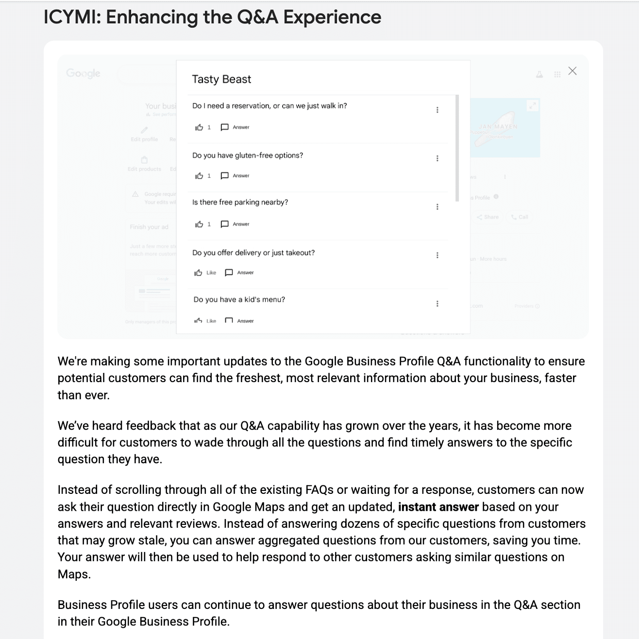 Googleビジネスプロフィールの公式ニュースレター2026年1月号の日本語