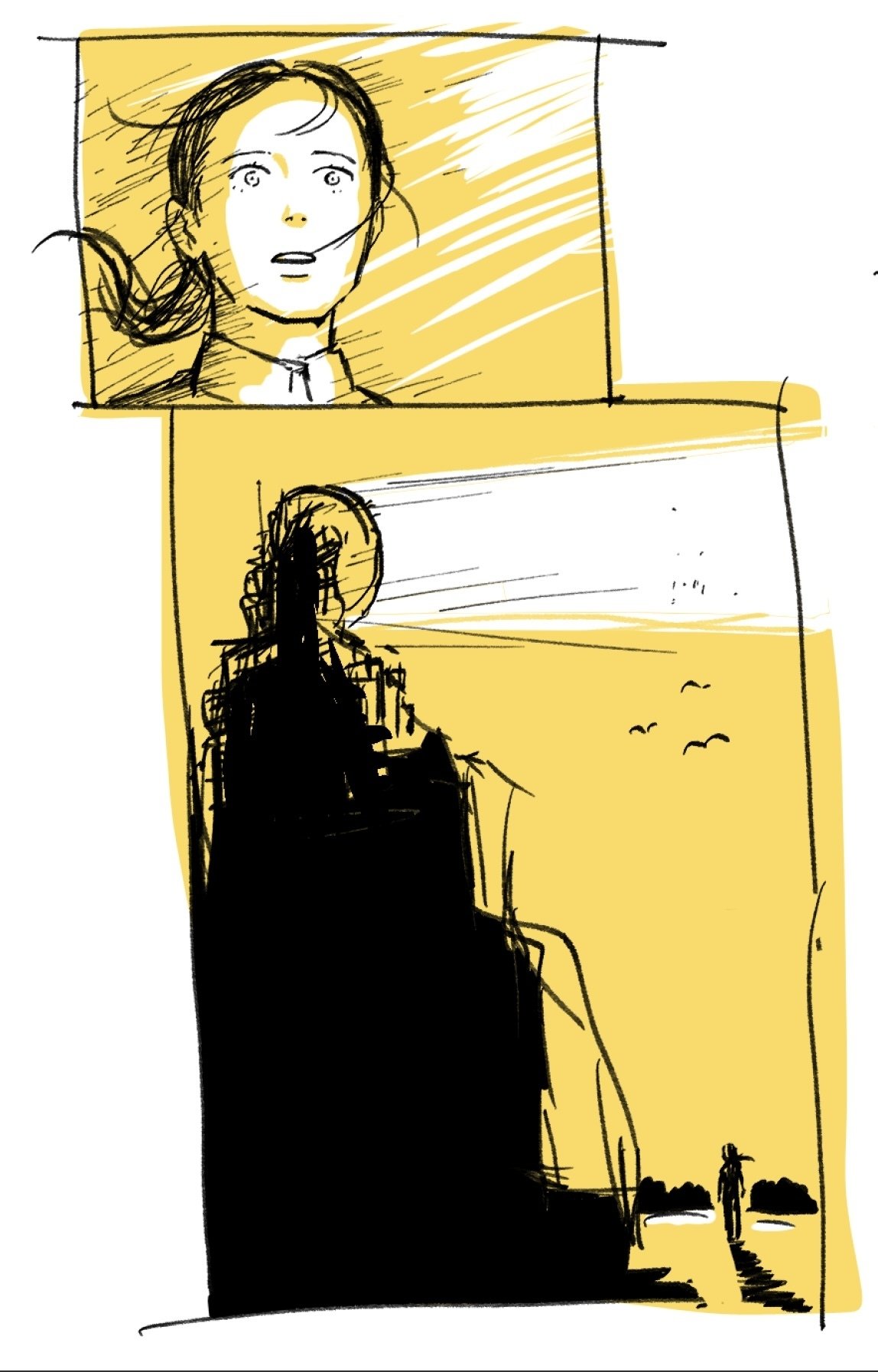 三体を読んだよ（感想と絵）｜菊