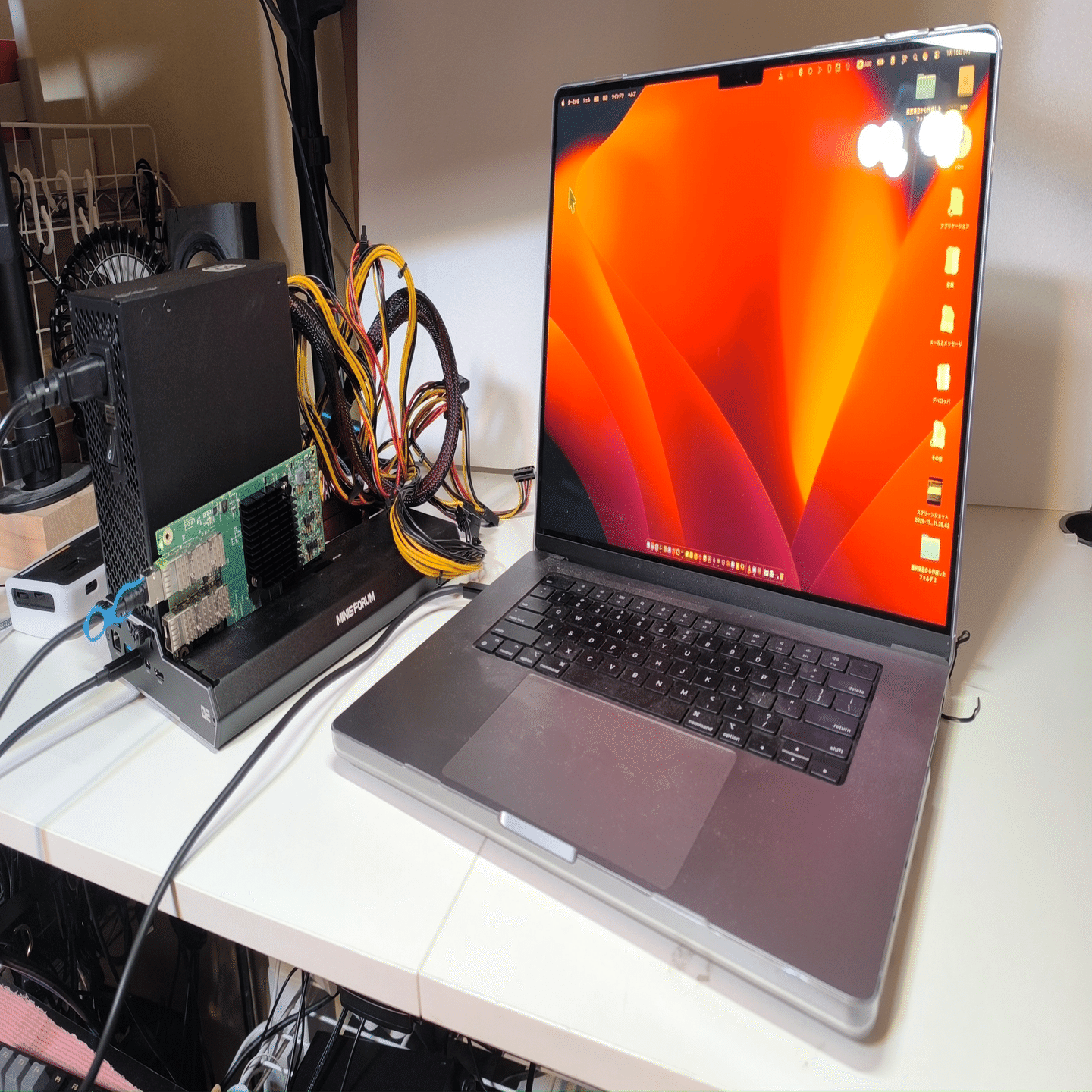 25GbEを生やす！Apple Silicon Macbook Proに！｜重藤 六