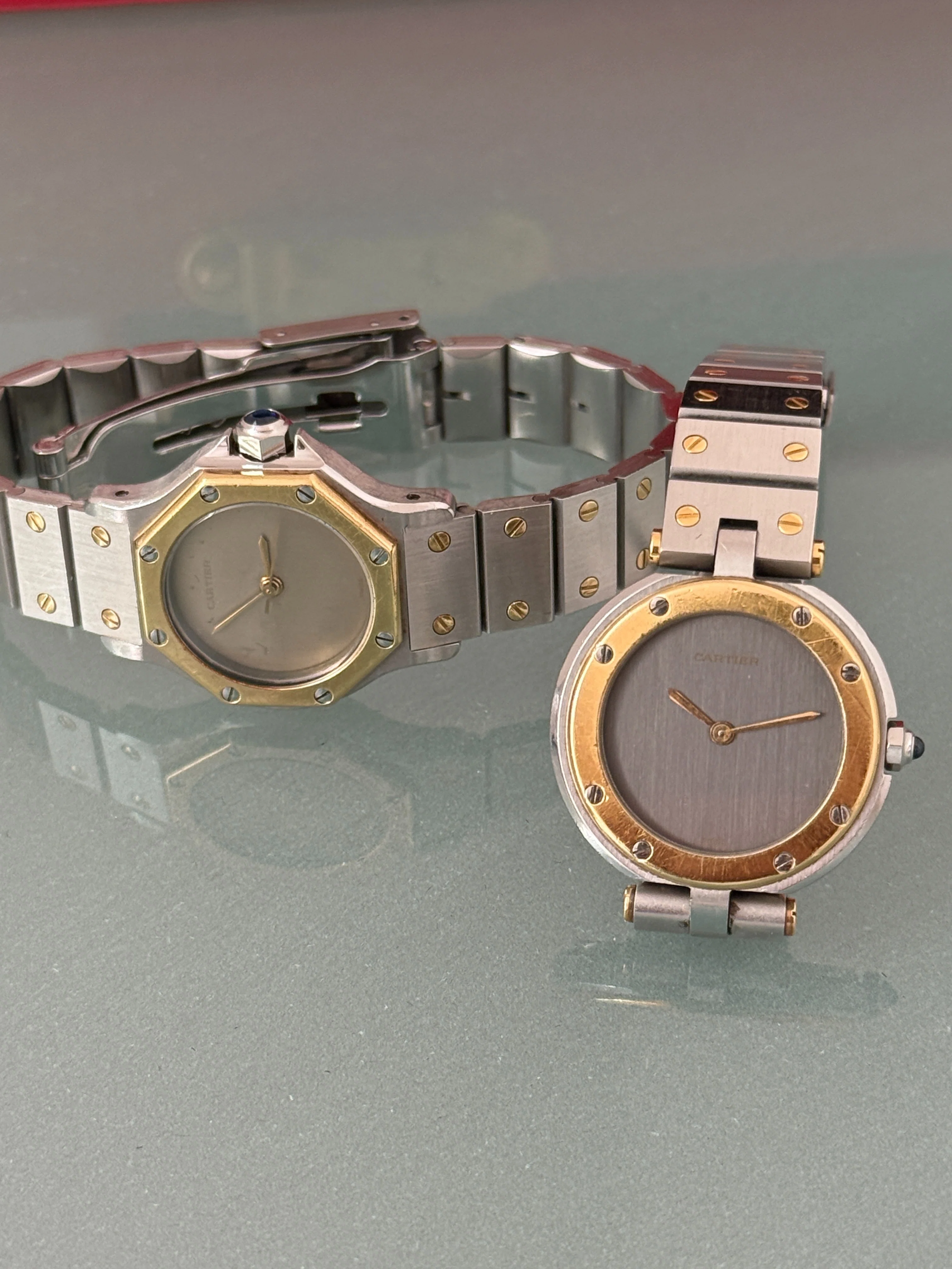 80s Vintage Seiko Santos 腕時計 タンク サントス