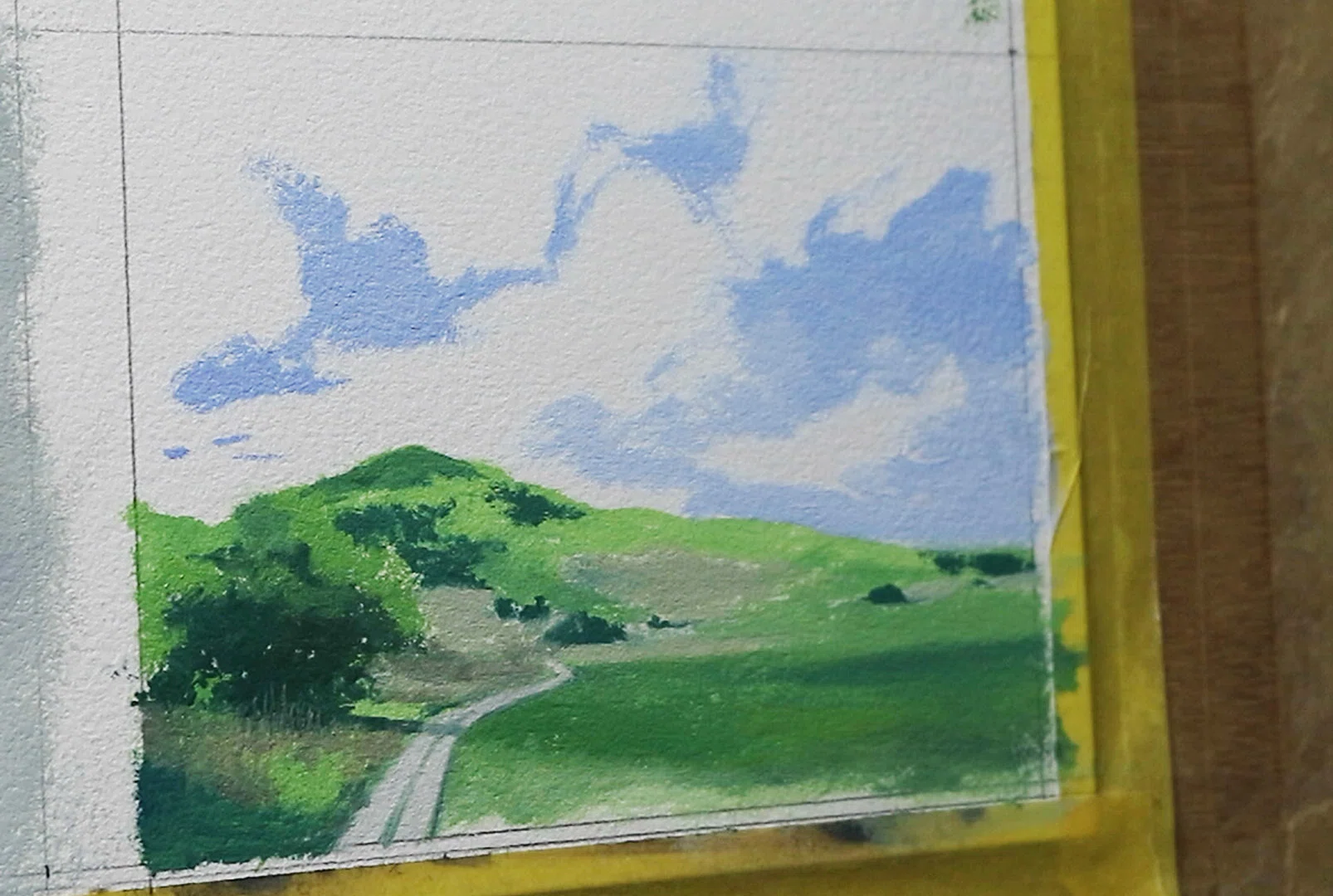 混色の基礎】ミニマルに風景を描く｜平林孝央（絵描き）