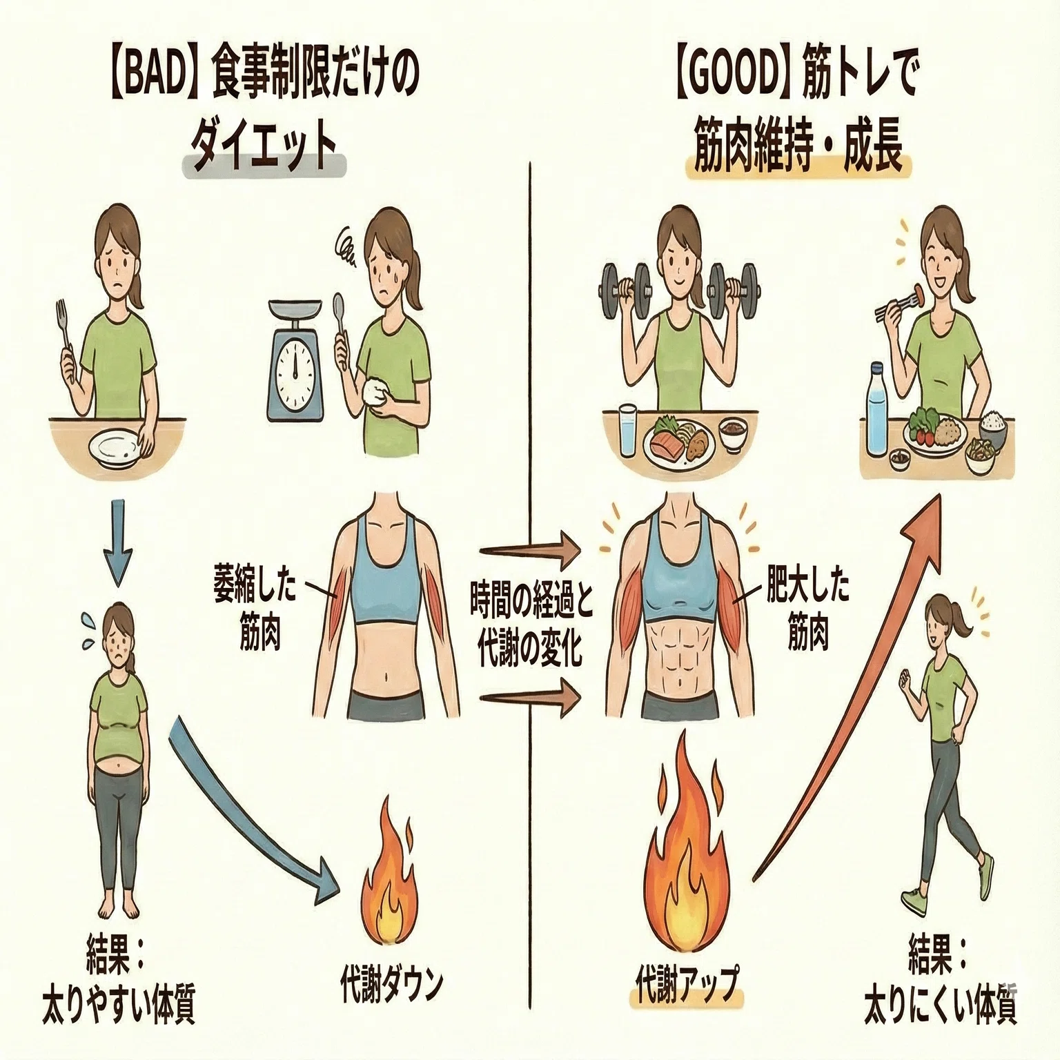 運動の観点から考える本質ダイエット｜ダッティ