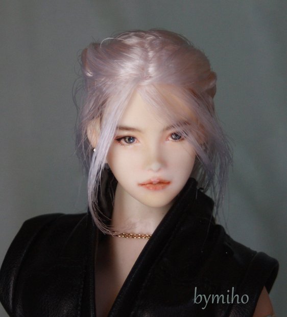 1/6カスタムドールヘッド☆UNFAIR8☆bymiho☆六分の一男子図鑑☆エイト