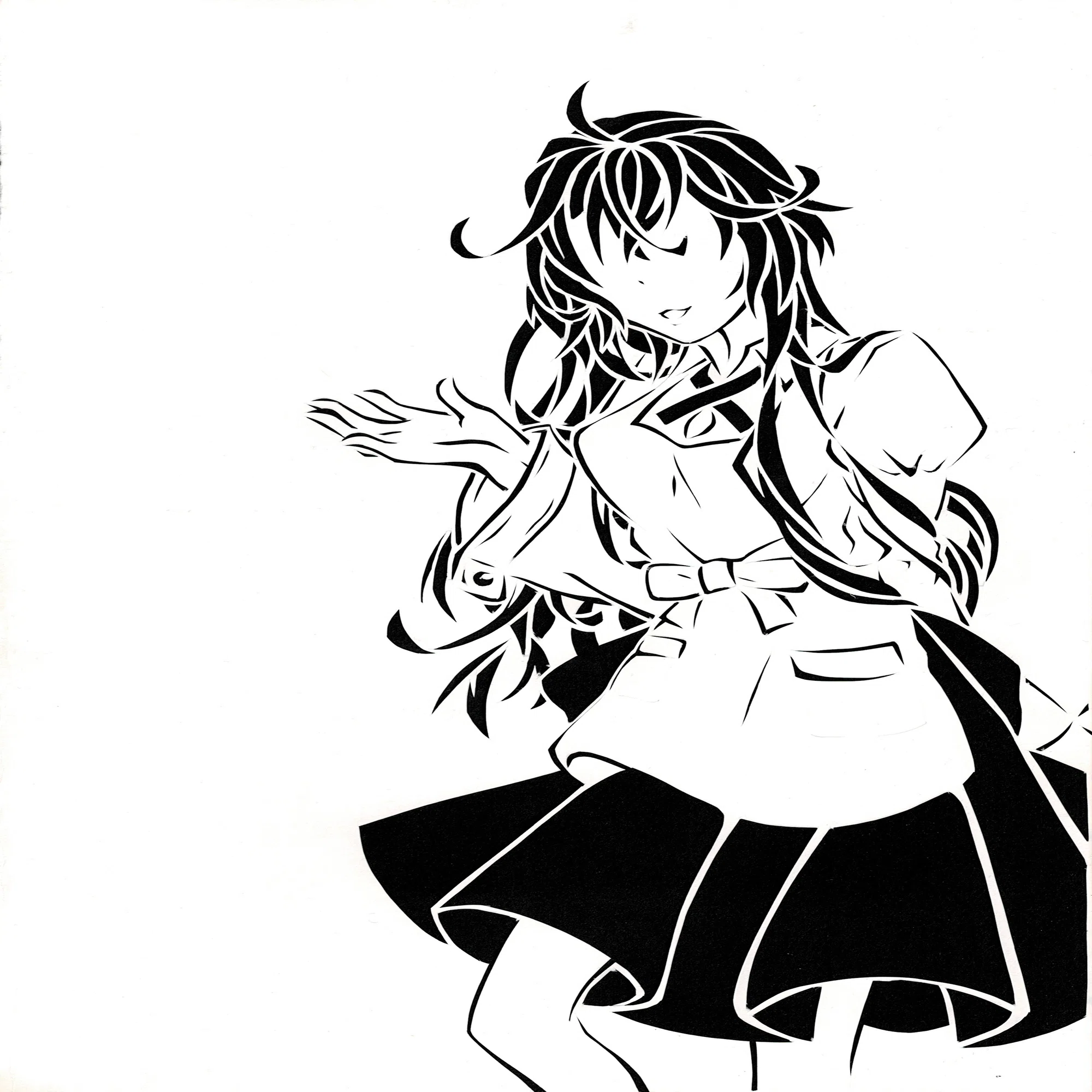 手描きイラスト　アナログ　切り絵 切り絵】（多分）初心者講座【趣味】｜小鳥遊なお