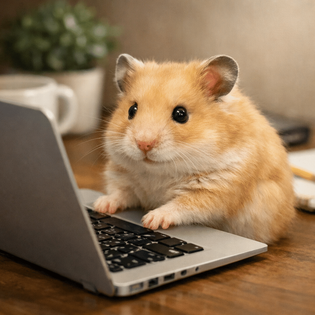 はなきん！働くAIハムスター画像を作って遊んでみた（ChatGPT）｜eri