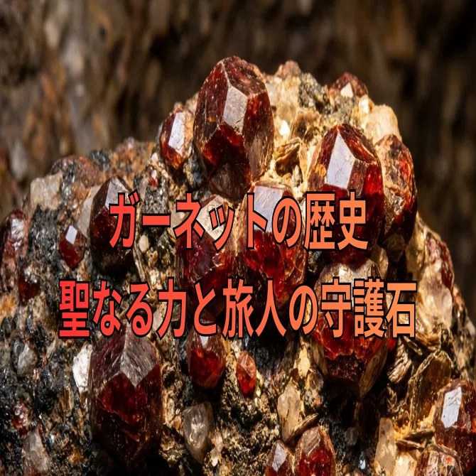 ガーネット」鉱石のパワーは運気まで引き寄せる！？鉱石・宝石について 