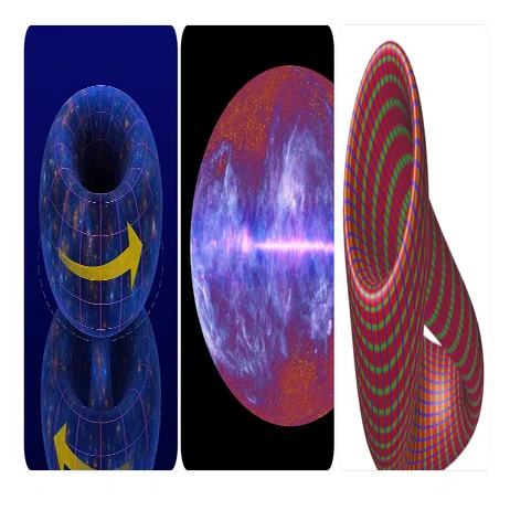 3次元宇宙は、4次元で閉じられている→ダークマター、ダークエネルギー