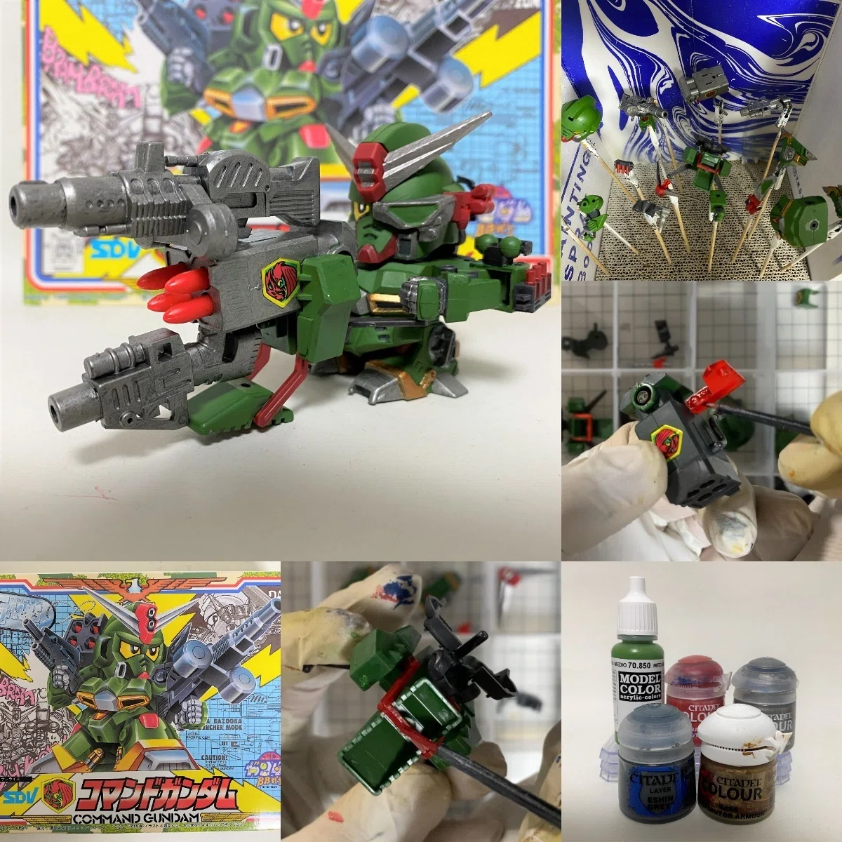 小さな戦士たちがつながるとき ― BB戦士G-ARMS、4機の記憶｜筆塗りーず