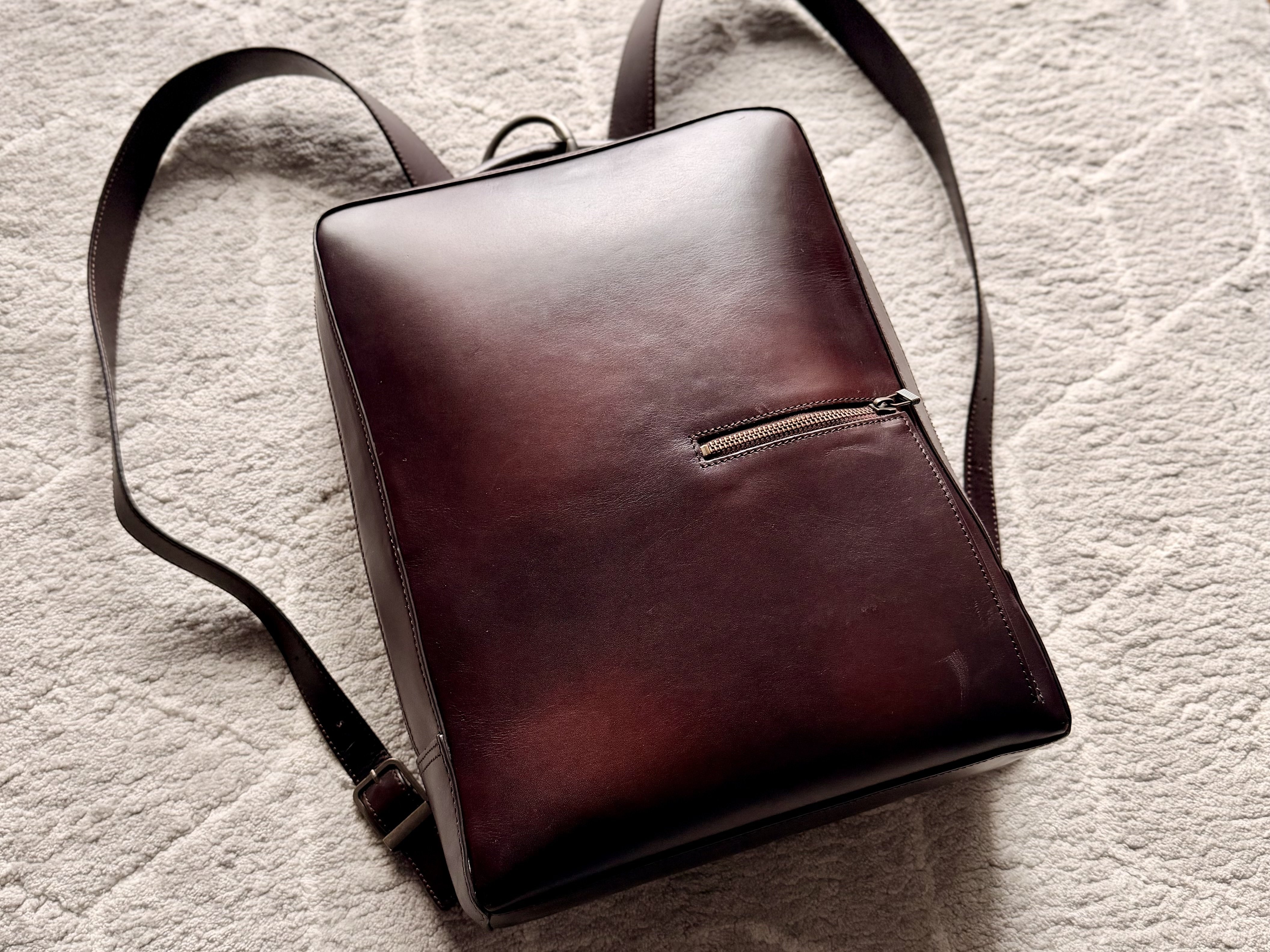 美品 MOTHERHOUSE アンティークスクエアバックパック ラージ Antique Square Backpack Large／アンティーク スクエア バックパック