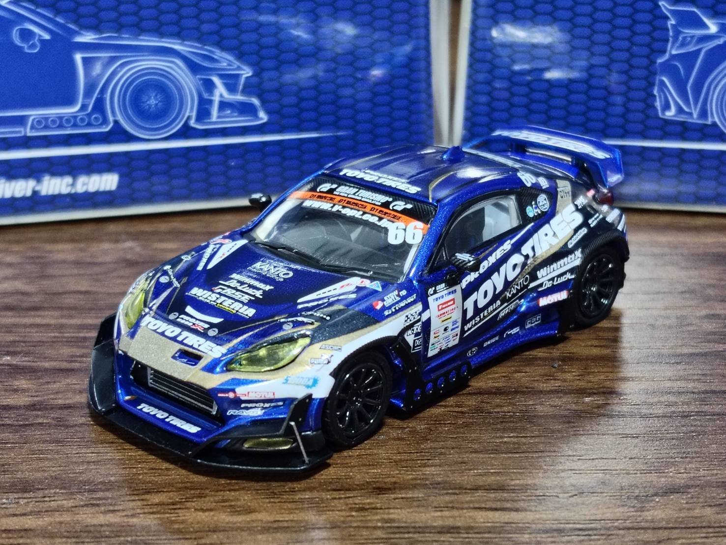 GULLIVER64 1/64 GR86 Team TOYOTIRES DRIFT D1GP 2025 #66｜岡田衛