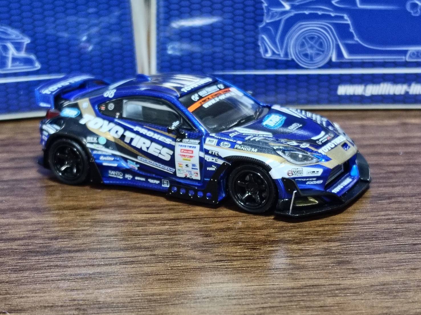 GULLIVER64 1/64 GR86 Team TOYOTIRES DRIFT D1GP 2025 #88｜岡田衛