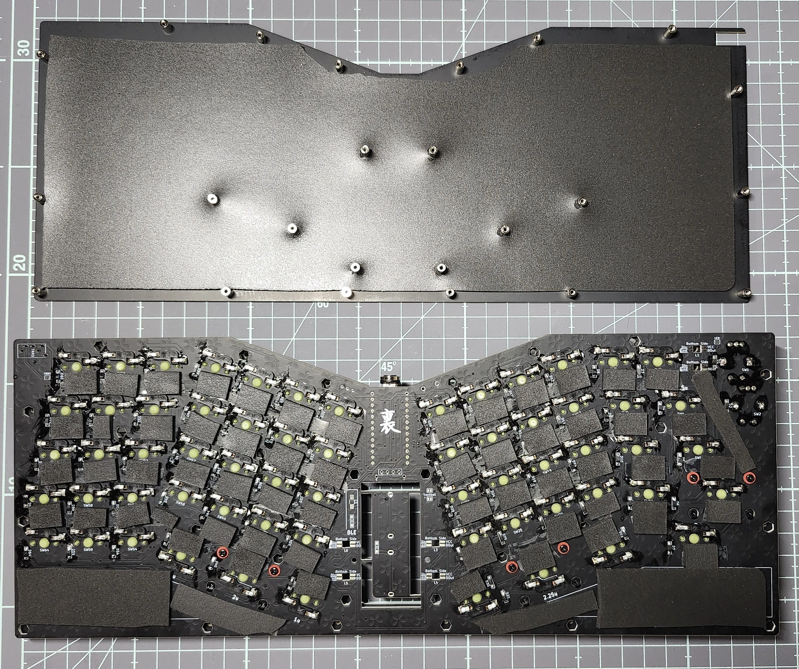 ビルドログ：Alice & Ortho配列「Naked64SF」自作キーボード（キット｜環