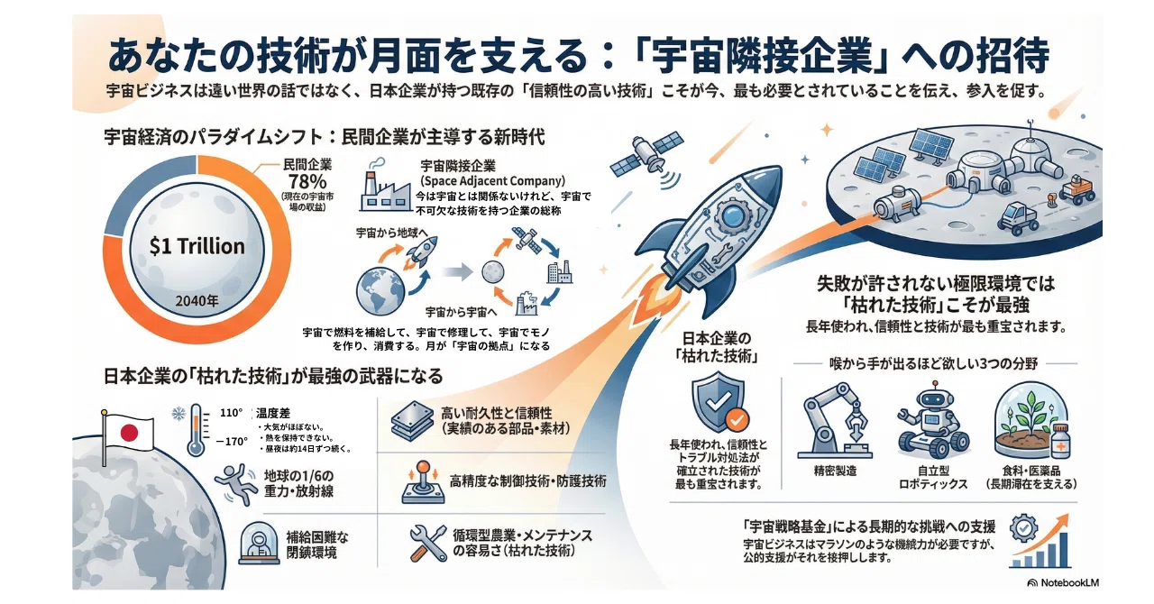 宇宙経済の羅針盤：日常を支えるインフラから未知の「宇宙圏」ビジネス