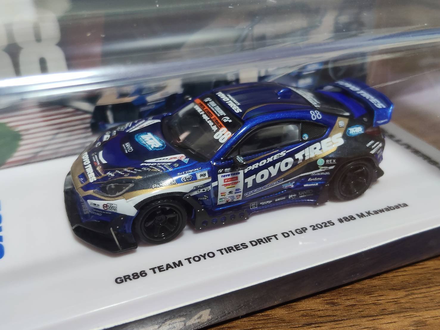 GULLIVER64 1/64 GR86 Team TOYOTIRES DRIFT D1GP 2025 #88｜岡田衛