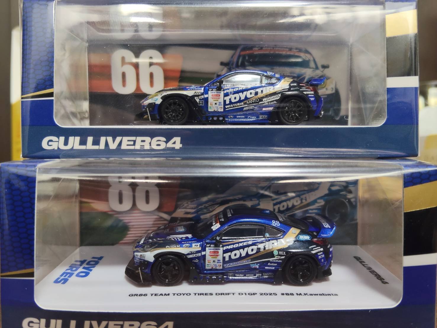 GULLIVER64 1/64 GR86 Team TOYOTIRES DRIFT D1GP 2025 #88｜岡田衛