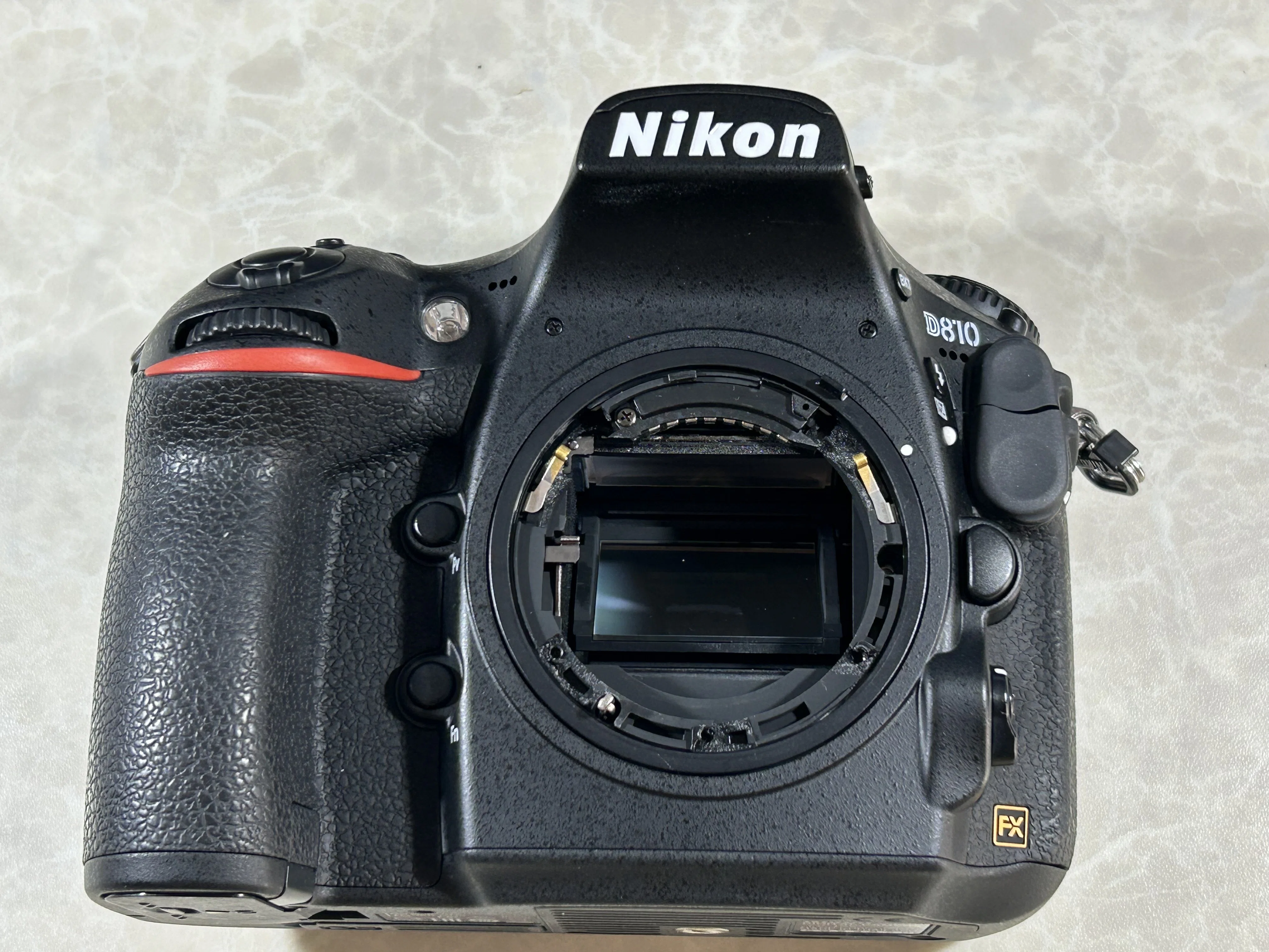 D810レンズマウント破損｜Katsuhiro